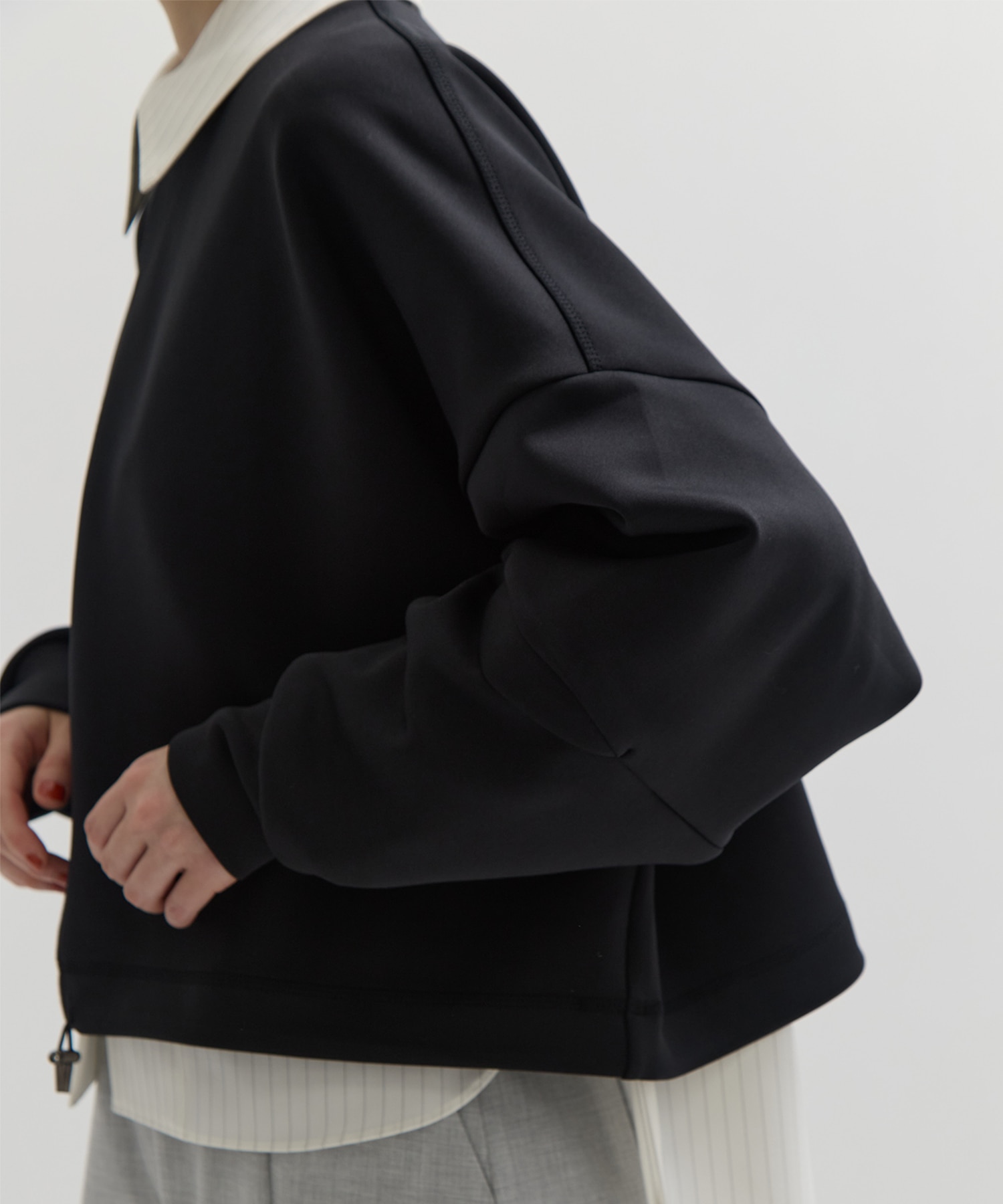 Draw Cord Cropped T UJOH