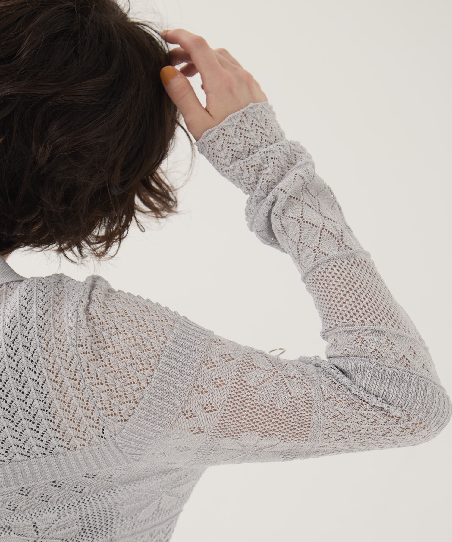 Flower Lace Knit Top EMILY ODA
