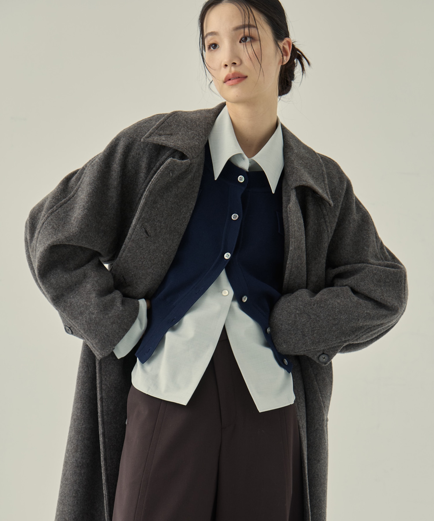 POCKET KNIT CARDIGAN STUDIOUS