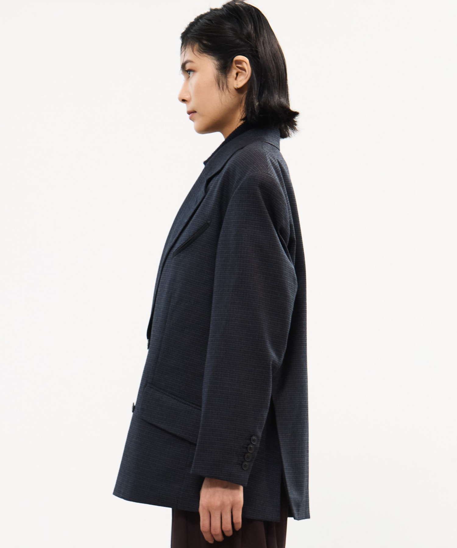 Wool check jacket TOGA