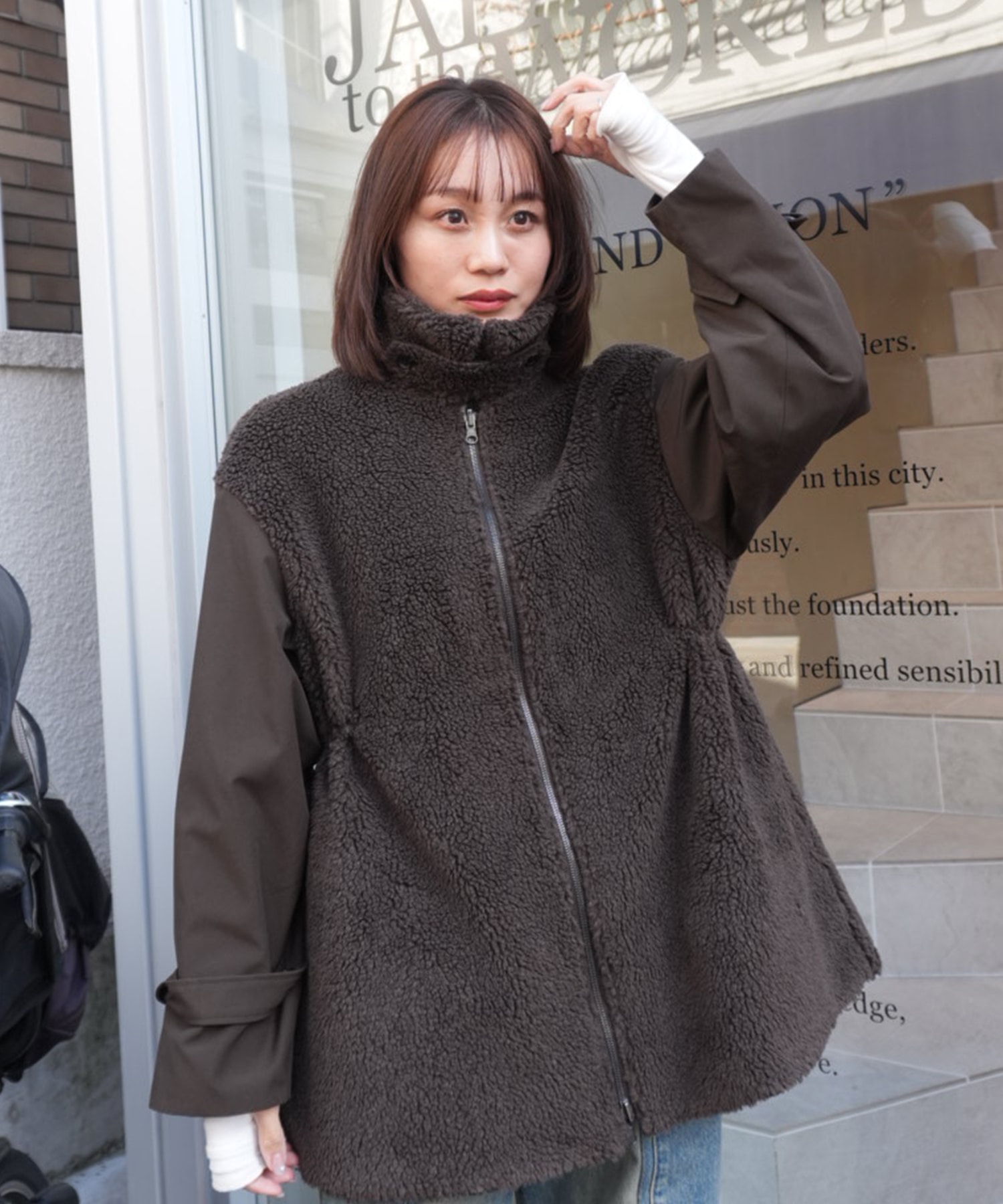 別注リサイクルシェルタフタ×ボア VACHEMENT