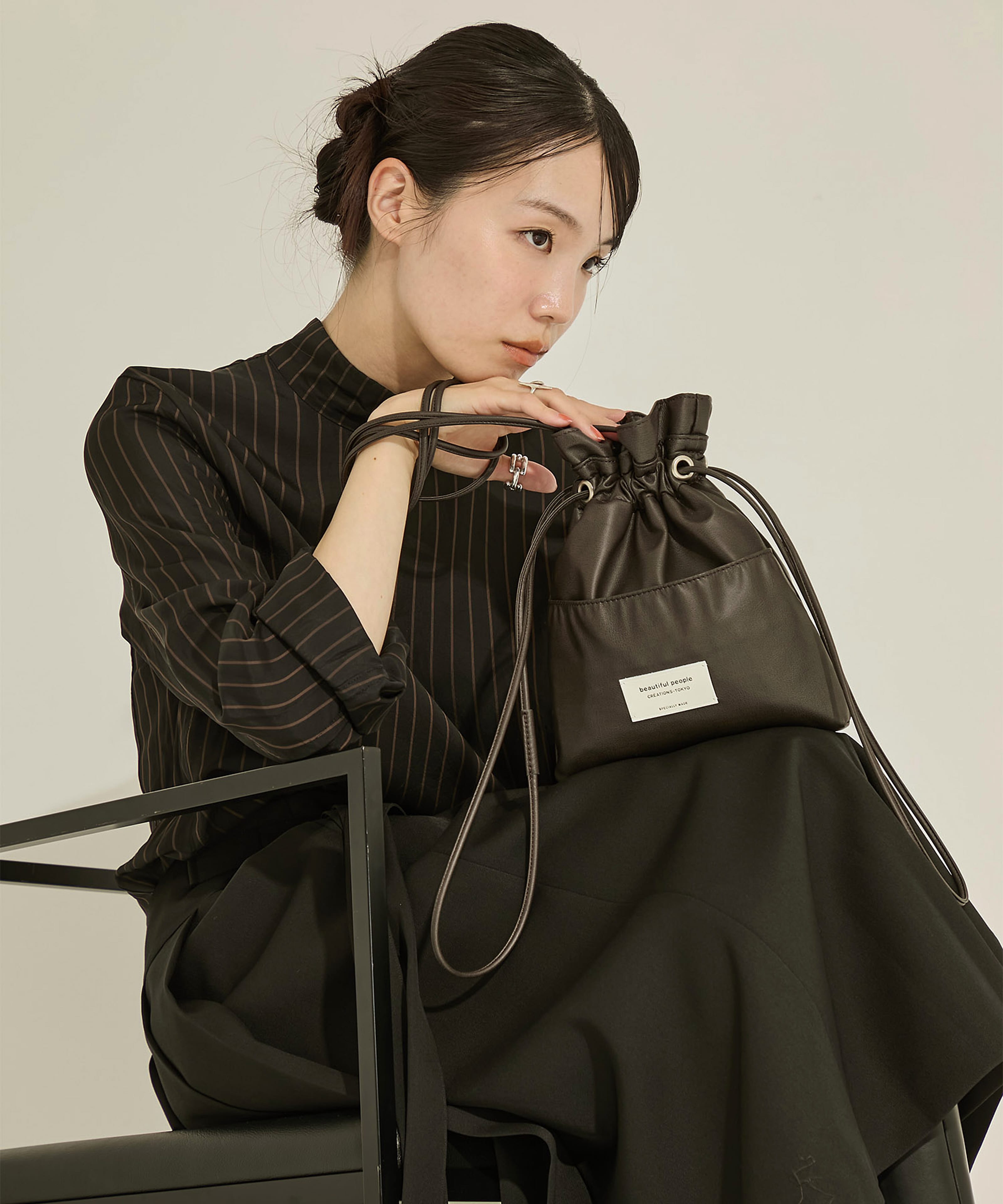別注2wayショルダー巾着バッグ beautiful people