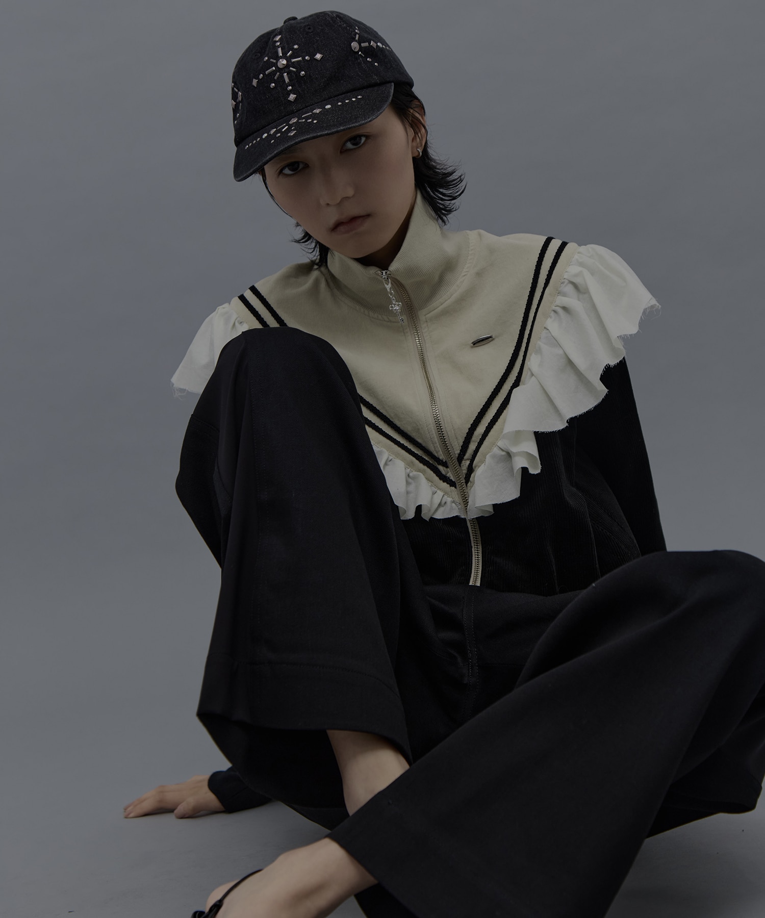 別注silver metal cross cap tanakadaisuke