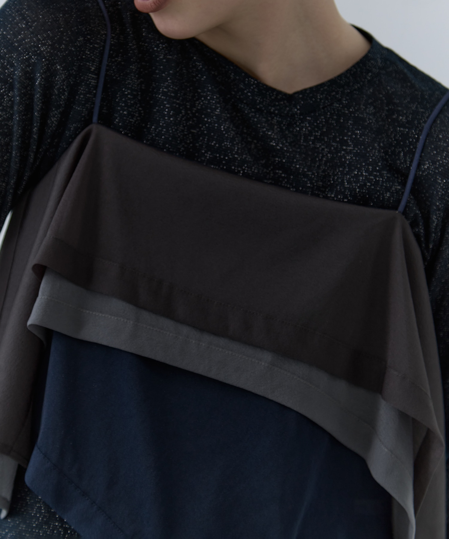 3way Camisole & Cashmere Long T STUDIOUS