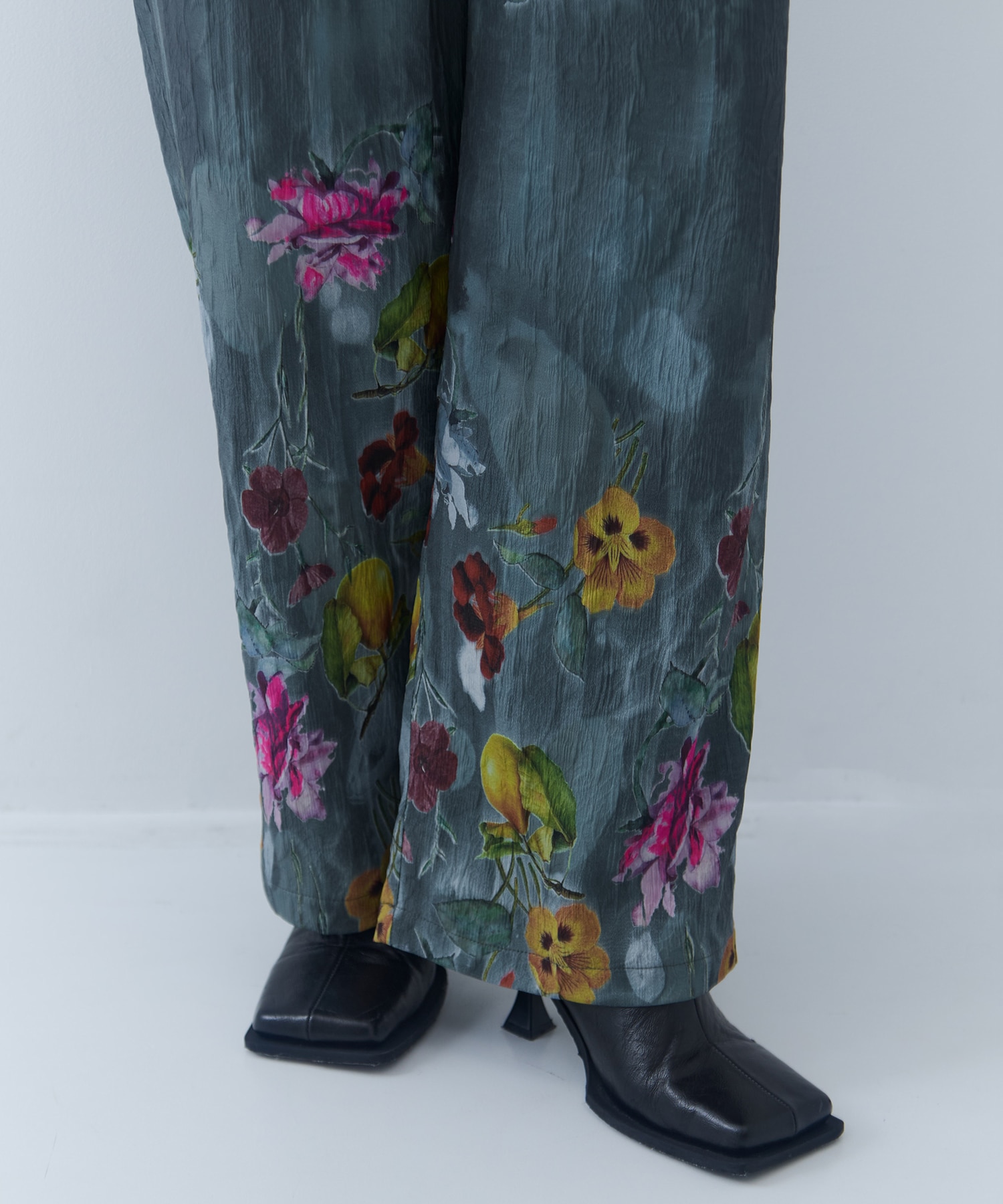 UND GRACE JACQUARD PRINT PANTS AMERI