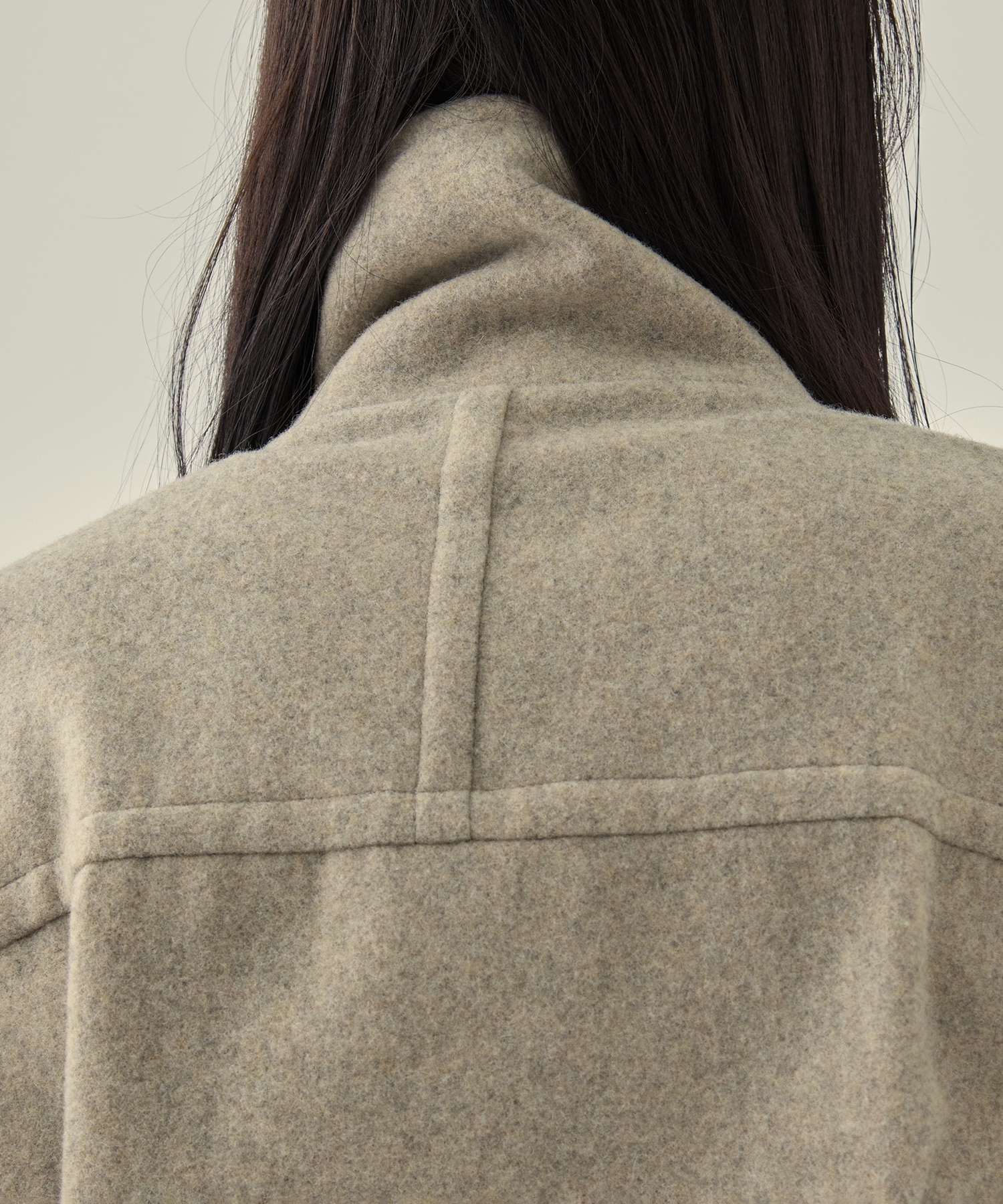 Stand Collar Wool Blouson STUDIOUS