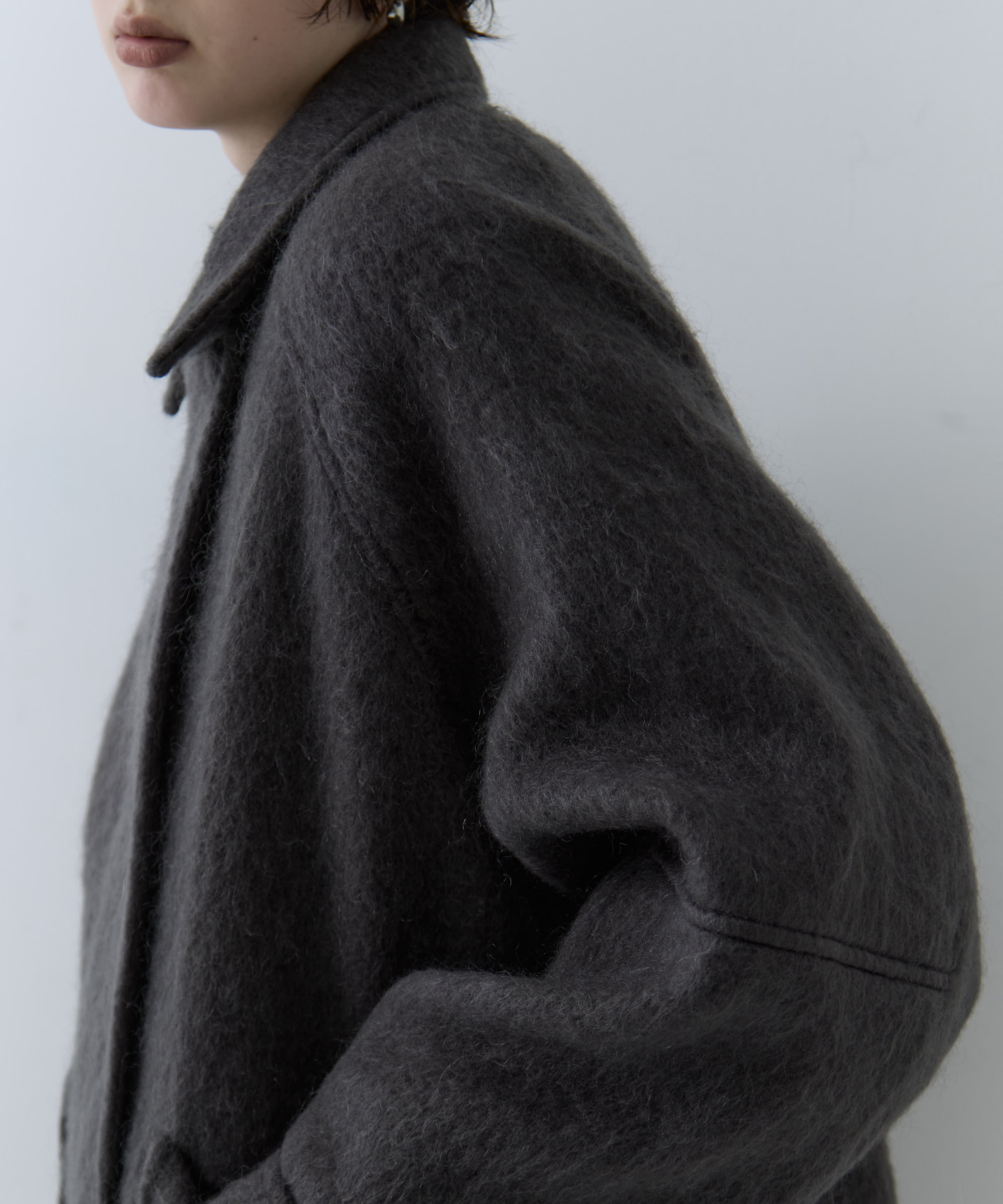 UND MOHAIR SHAGGY FLIGHT JACKET AMERI