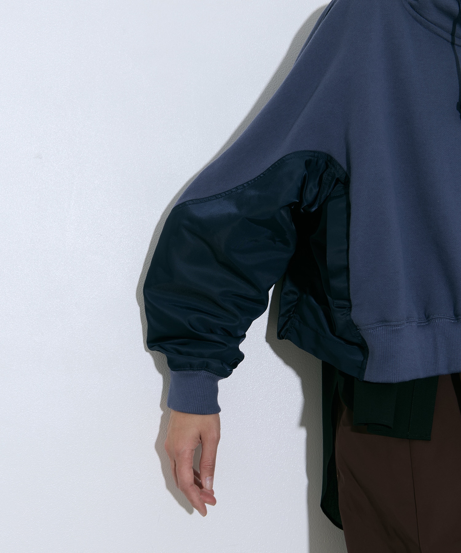 Cotton nylon hoodie TOGA