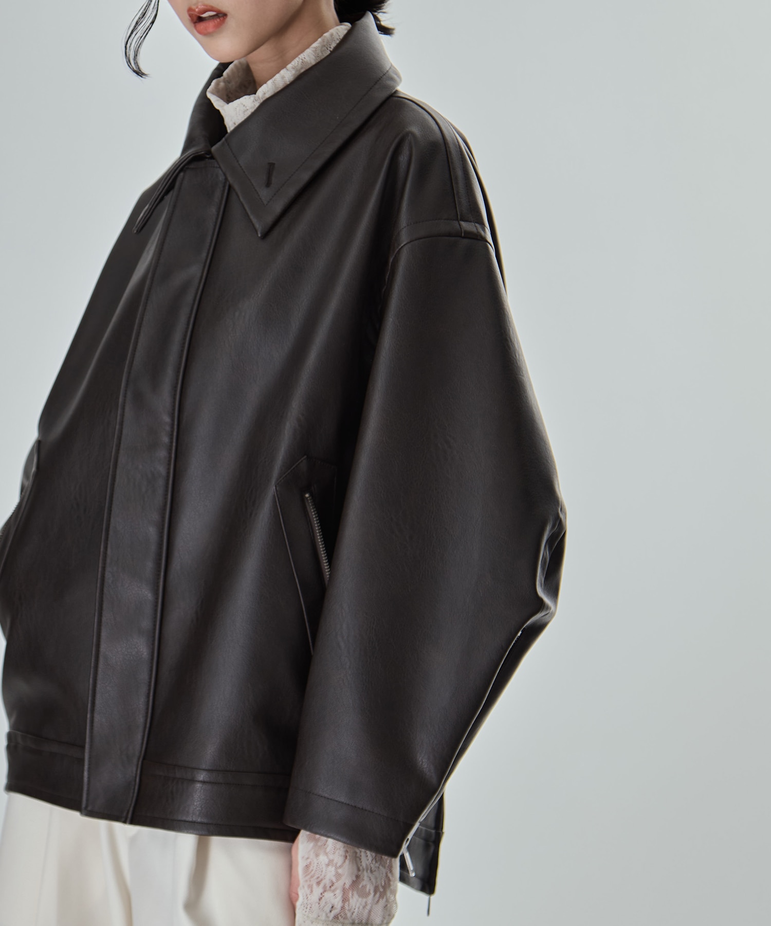 Vintage Leather Blouson STUDIOUS