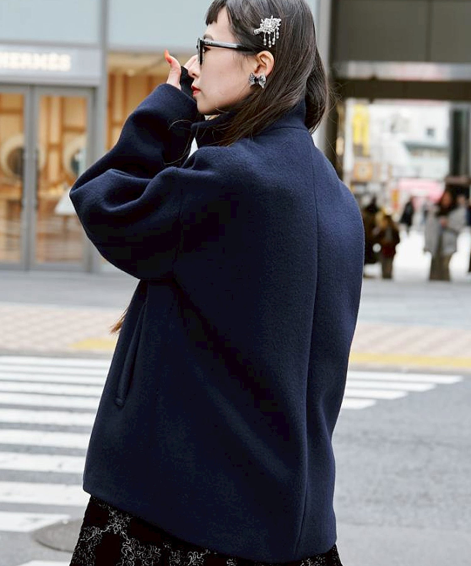 crystal hair clip left tanakadaisuke