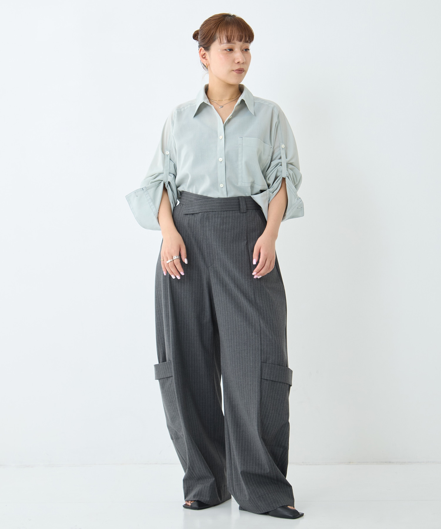 Matte Sheer Over Shirt STUDIOUS