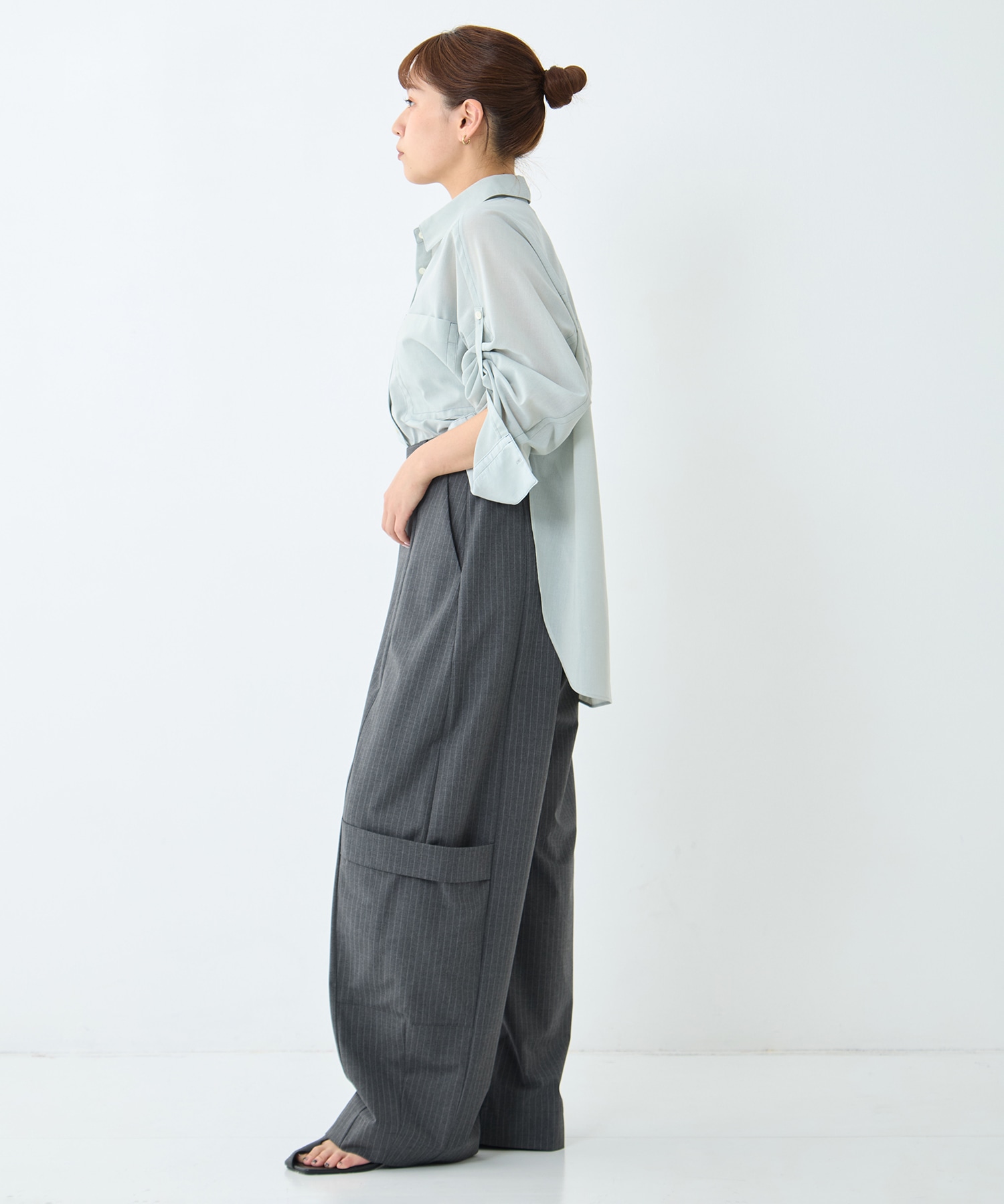 Soft Barrel Leg Flap Cargo Trousers STUDIOUS