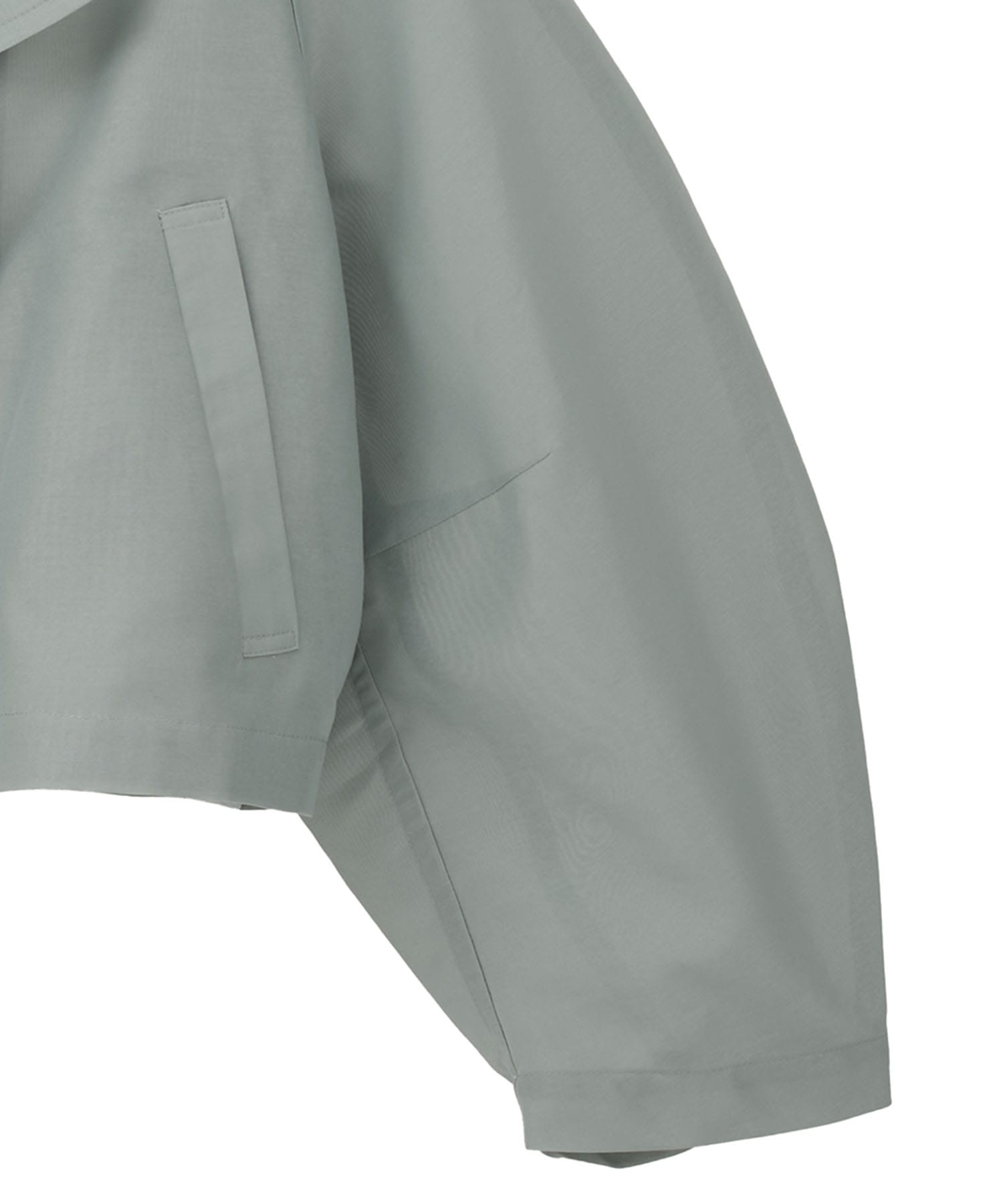 SHEER SHORT TRENCH JACKET CLANE