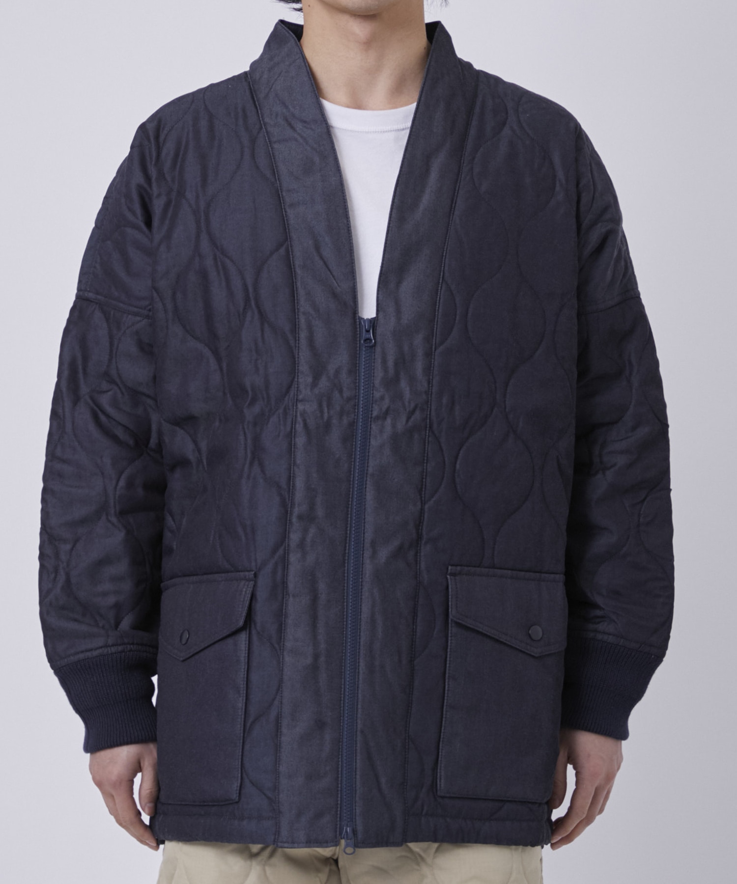 QUILTED HAORI JACKET FDMTL