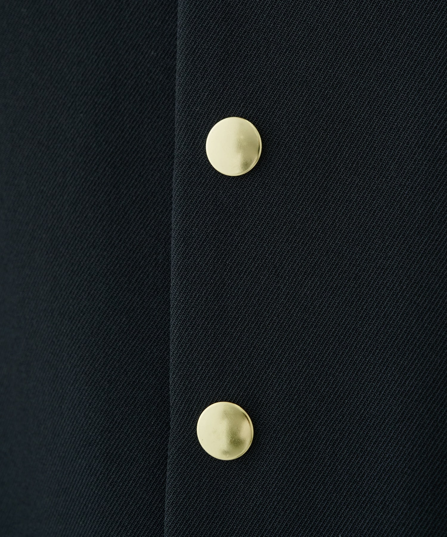 Chambray Twill Dot Button Short Sleeve Shirt CULLNI