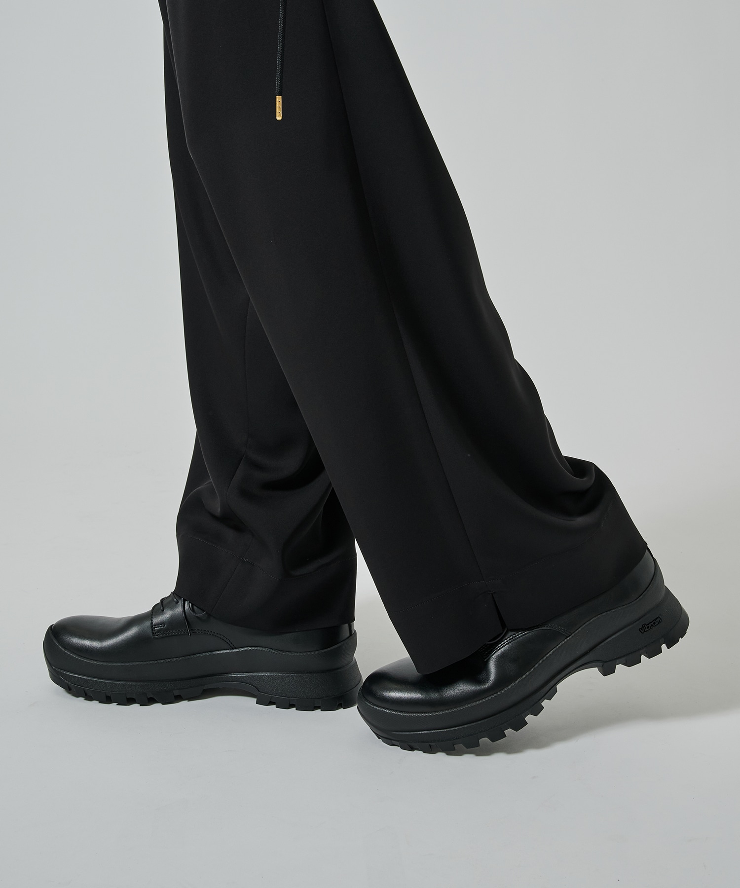 DERBY PLAIN TOE SHOES with #884C Vibram PADRONE