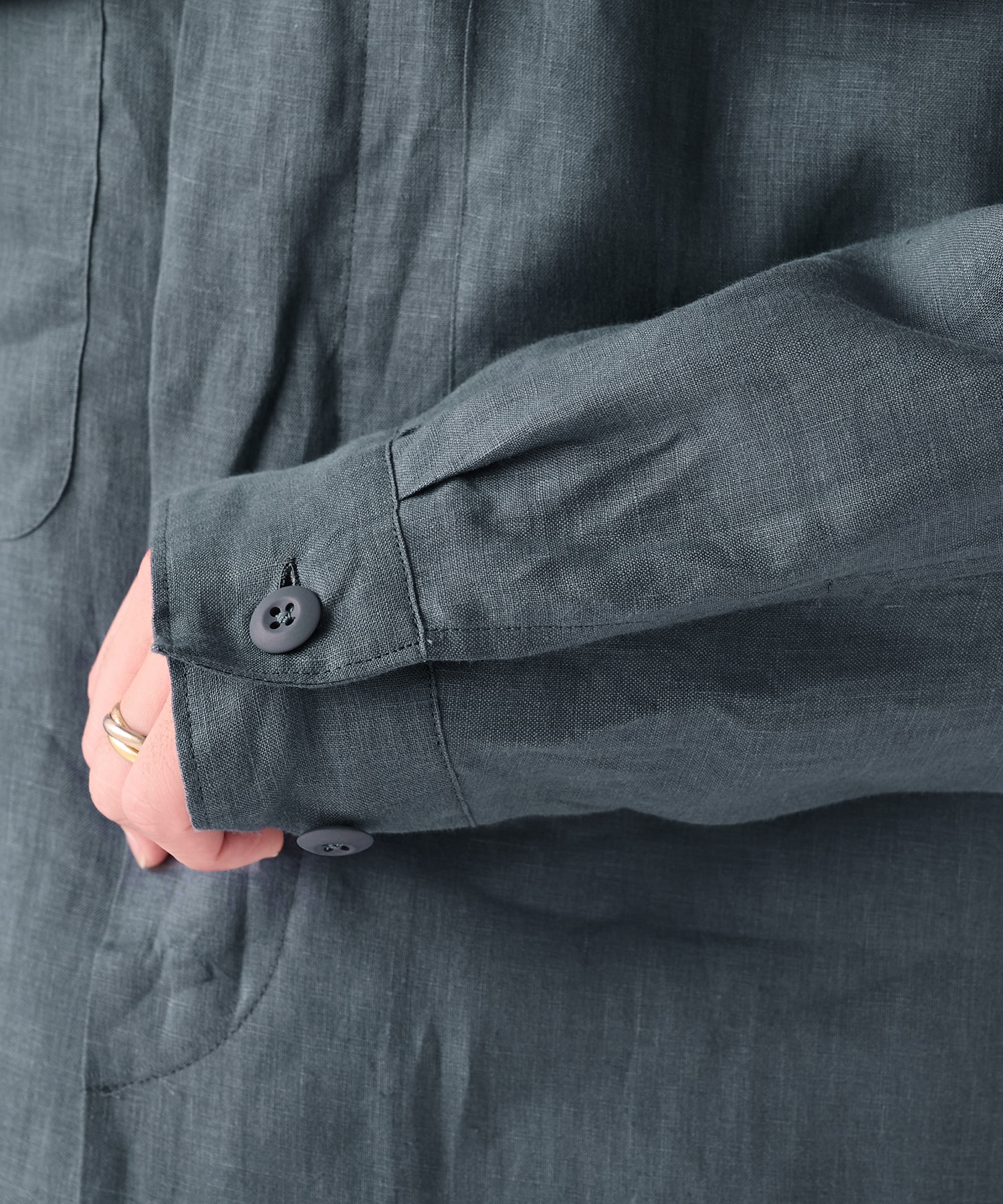 別注 LINEN TROPICAL FATIGUE SHIRT MARKAWARE/marka