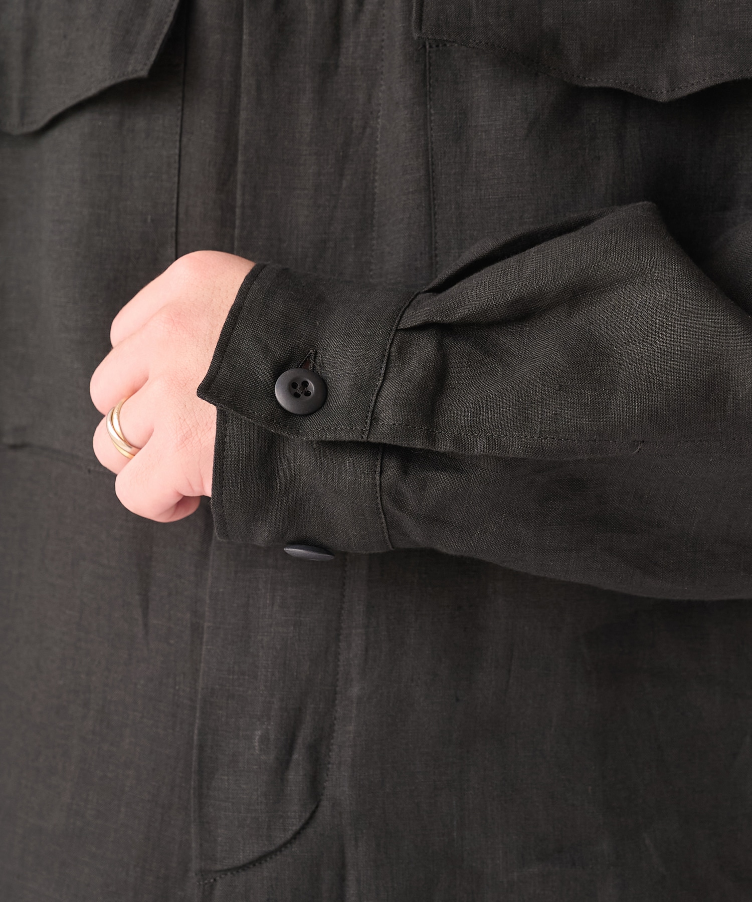 別注 LINEN TROPICAL FATIGUE SHIRT MARKAWARE/marka