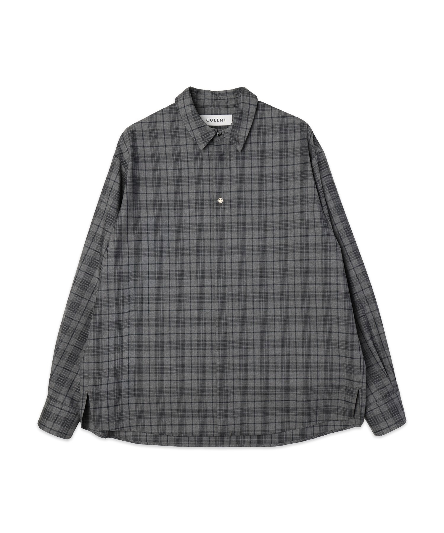 Tartan Check Bow-Tie Long Sleeve Shirt CULLNI