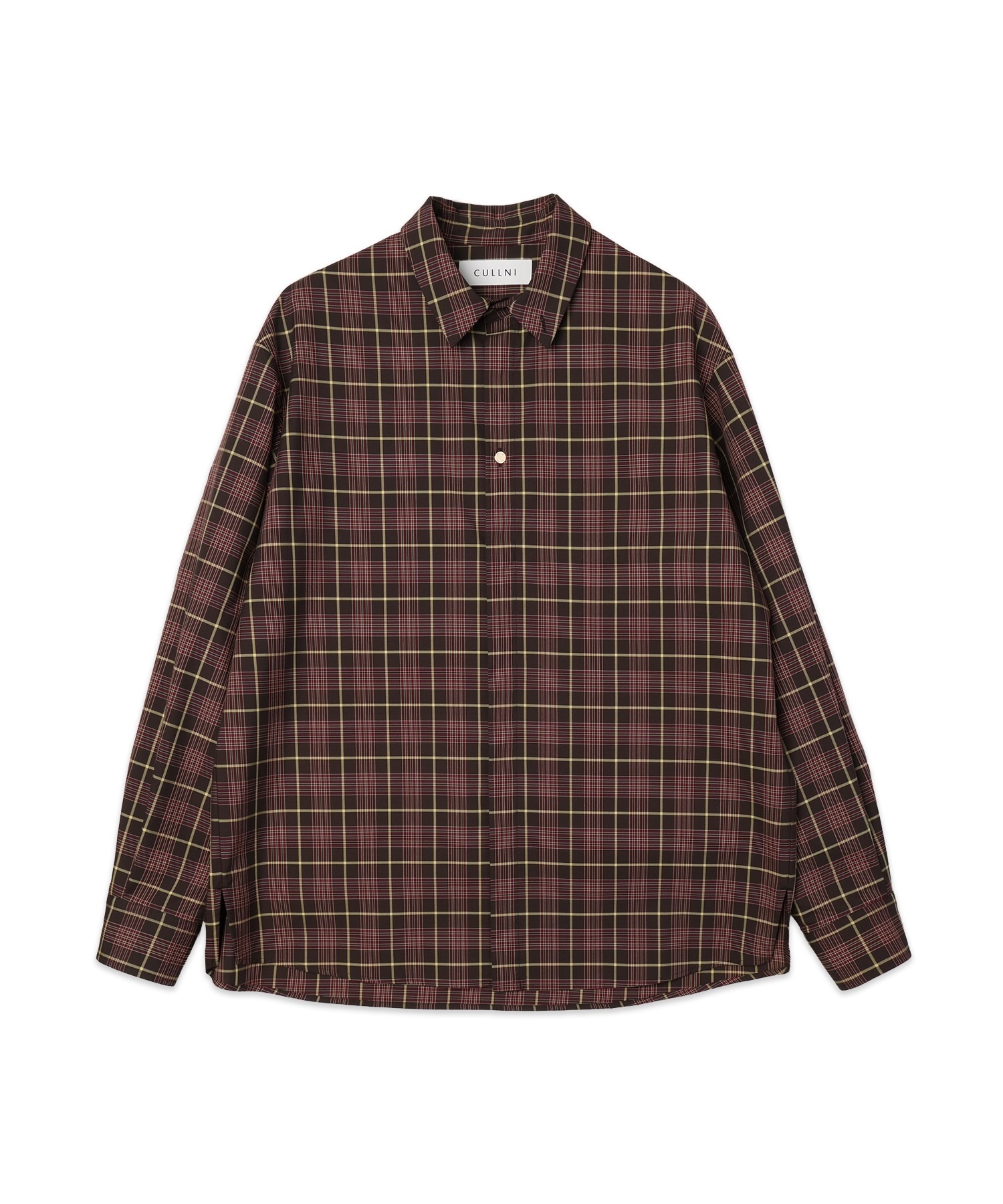 Tartan Check Bow-Tie Long Sleeve Shirt CULLNI