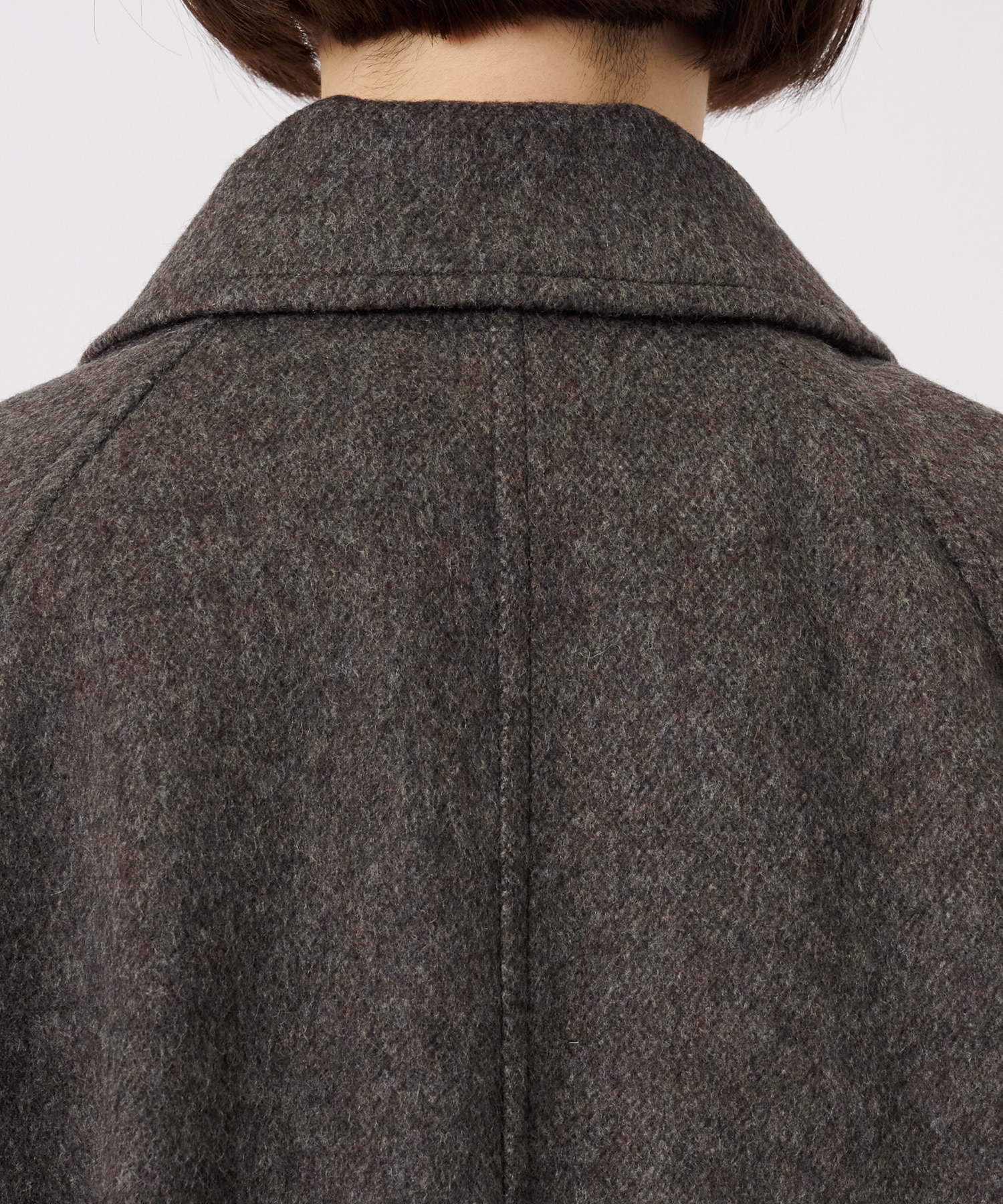 Stand Collar Wool Coat STUDIOUS