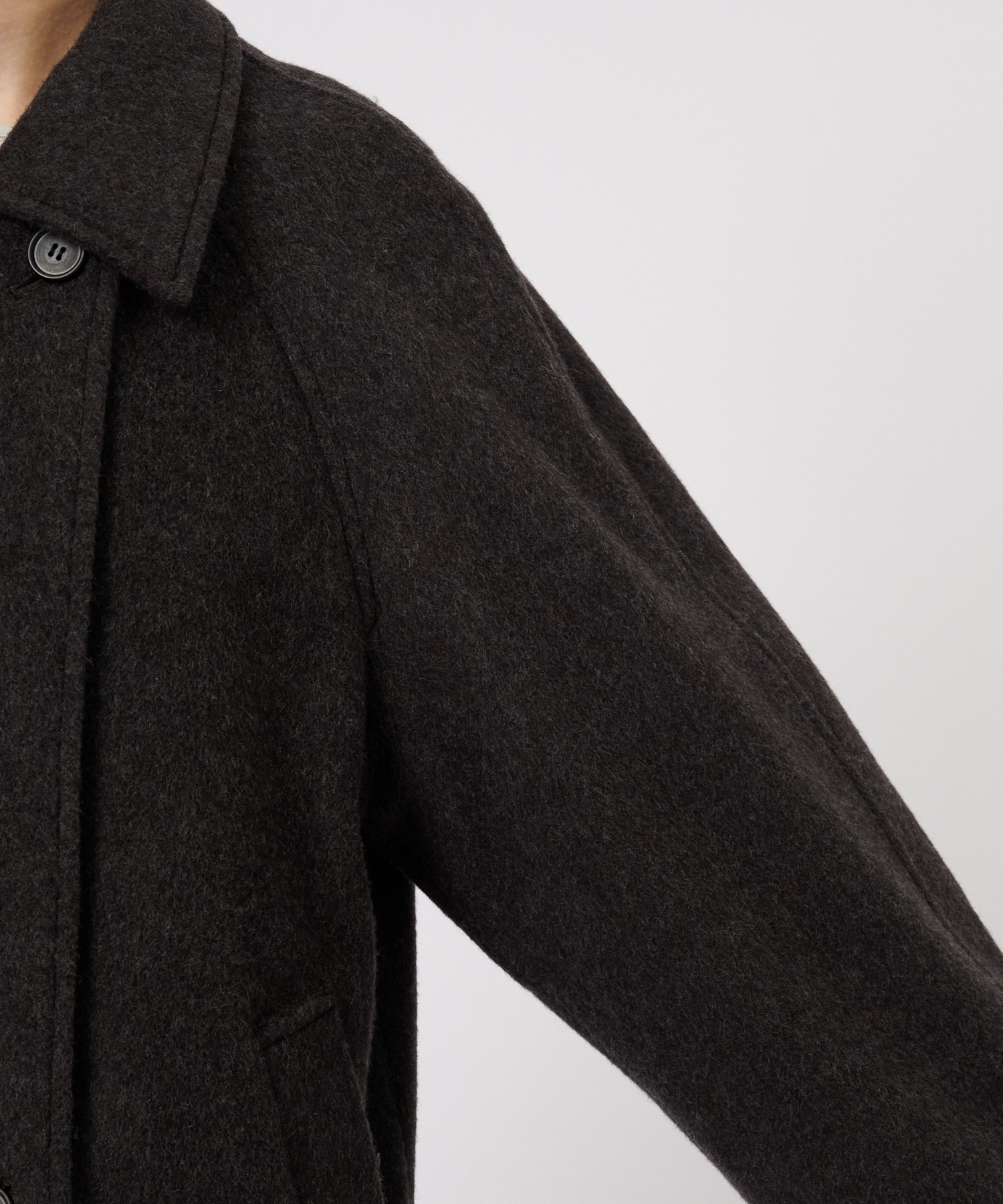 Stand Collar Wool Coat STUDIOUS