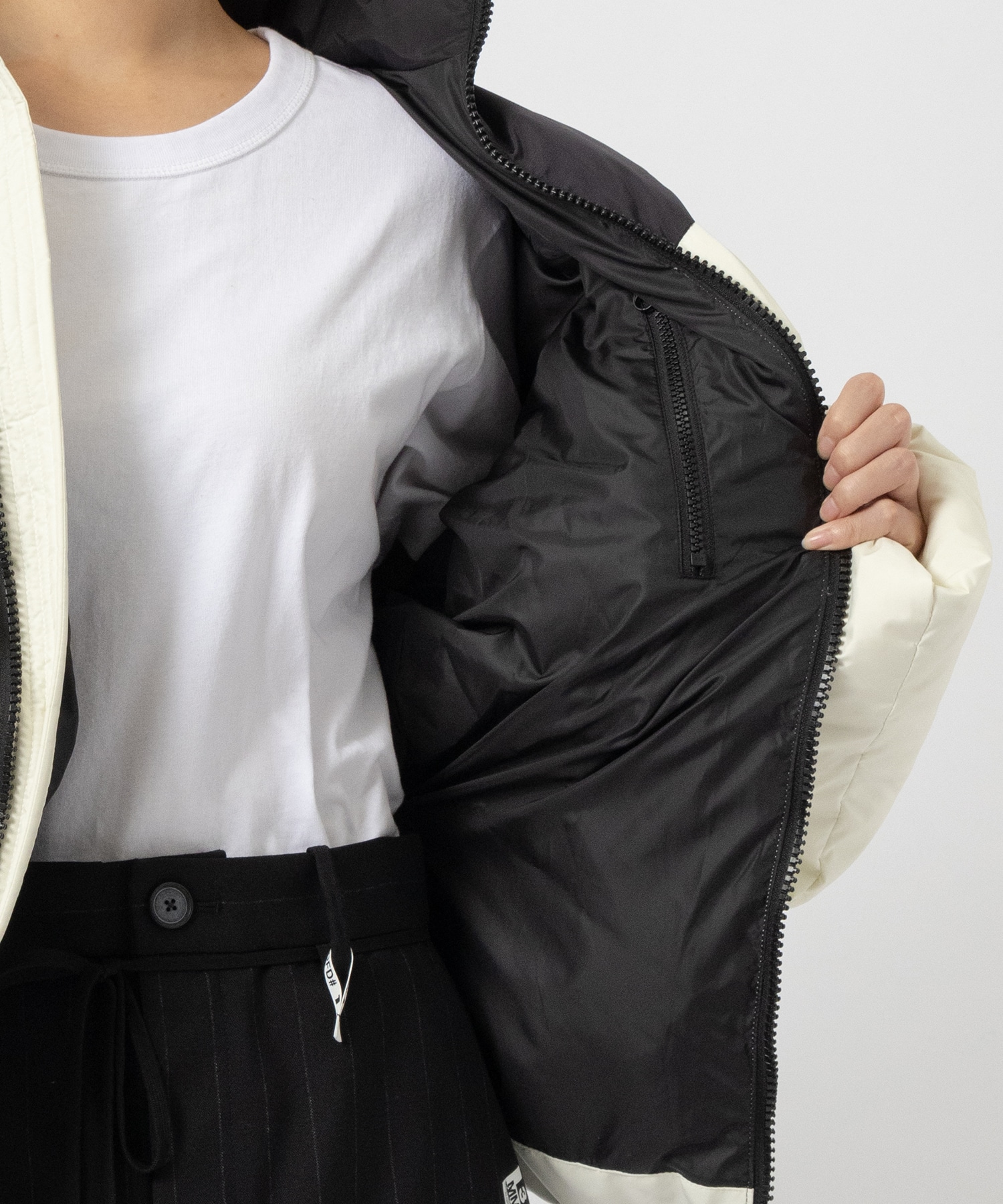 CROPPED DOWN BLOUSON Maison MIHARA YASUHIRO