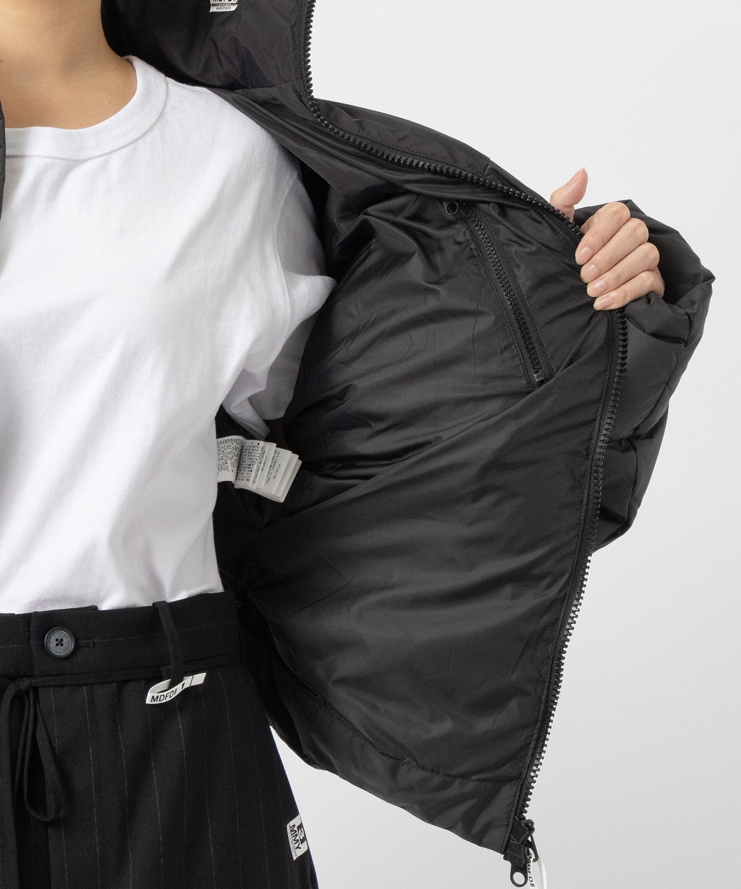 CROPPED DOWN BLOUSON Maison MIHARA YASUHIRO