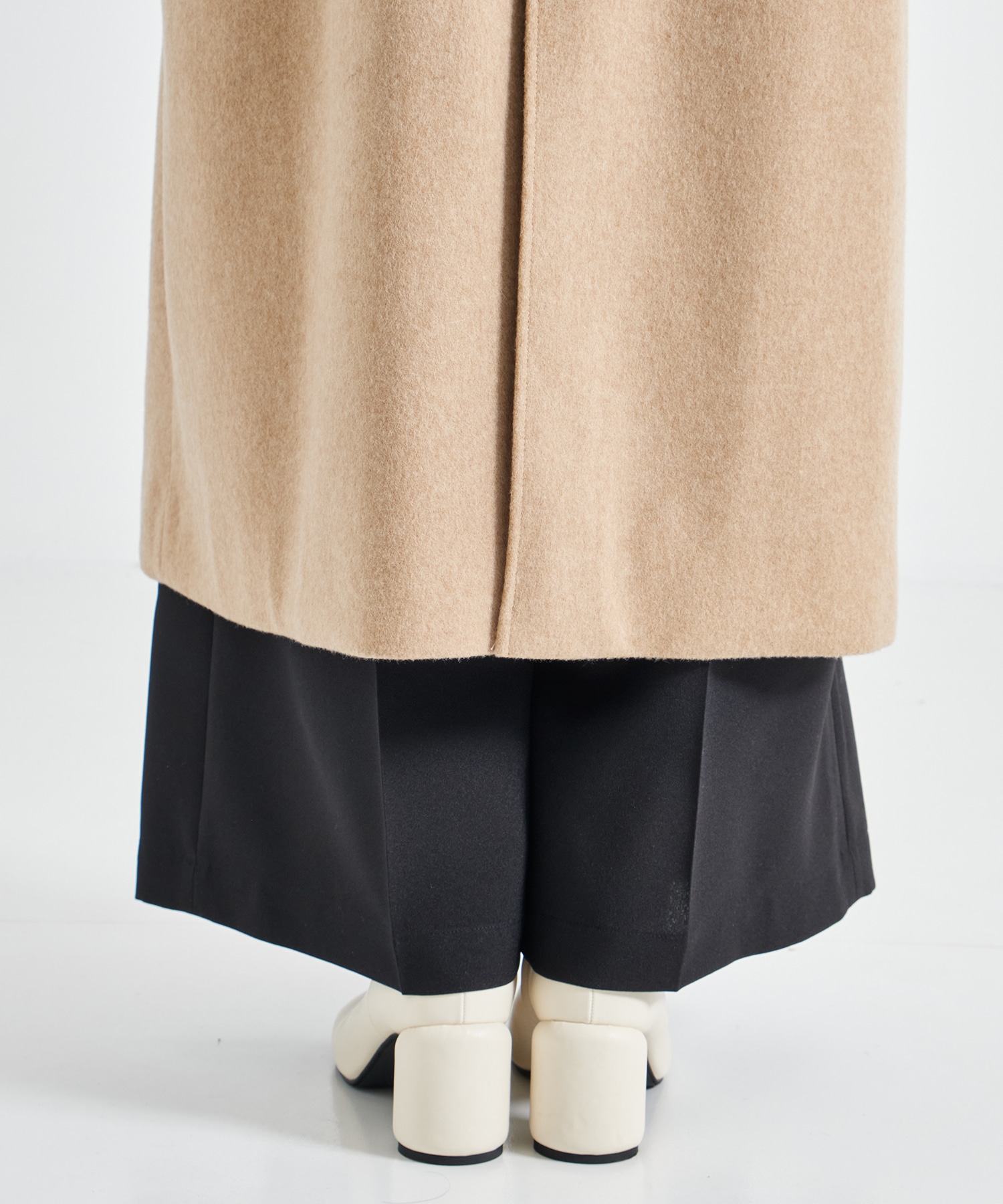 Stand Collar Wool Coat STUDIOUS