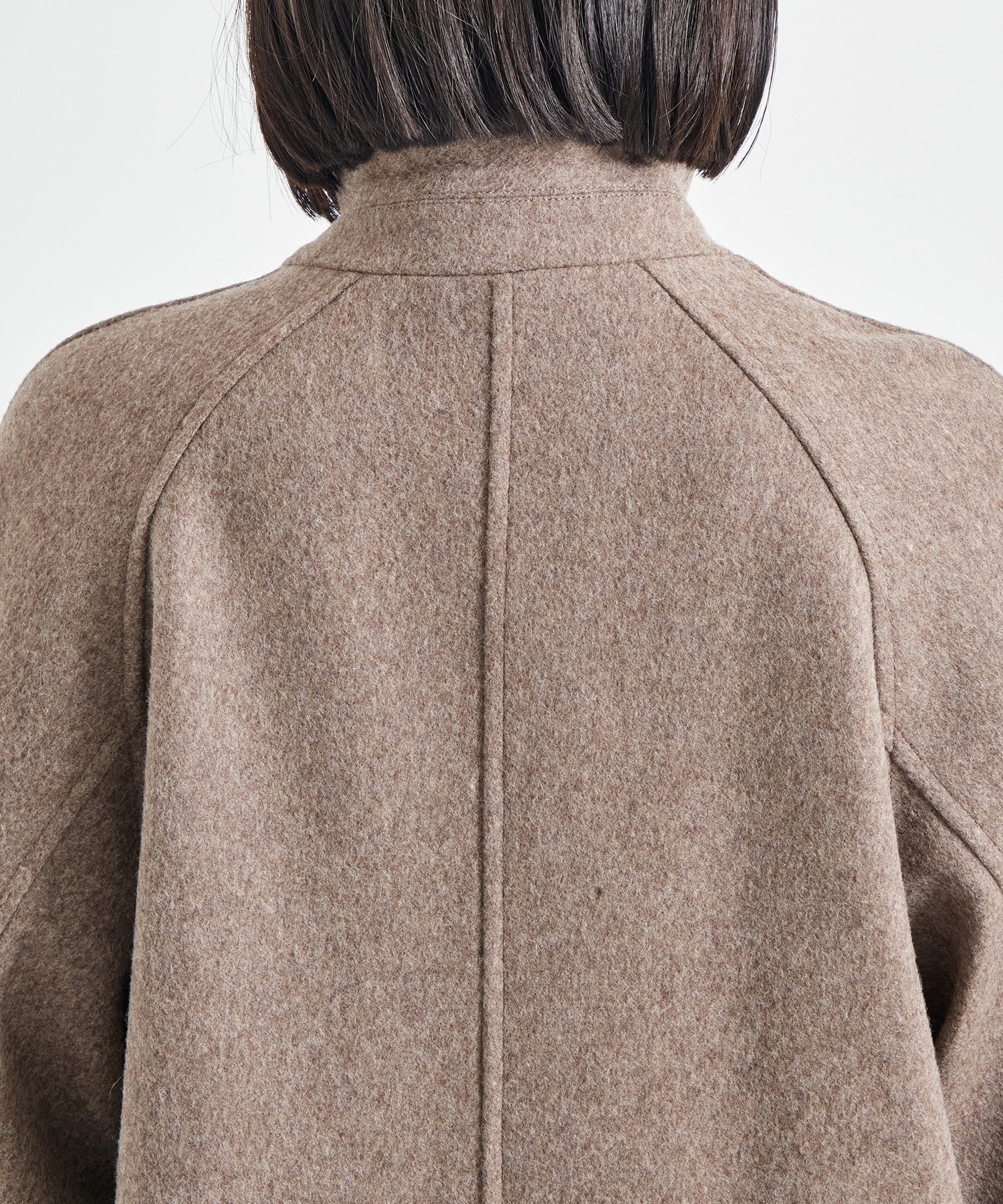 Stand Collar Wool Coat STUDIOUS