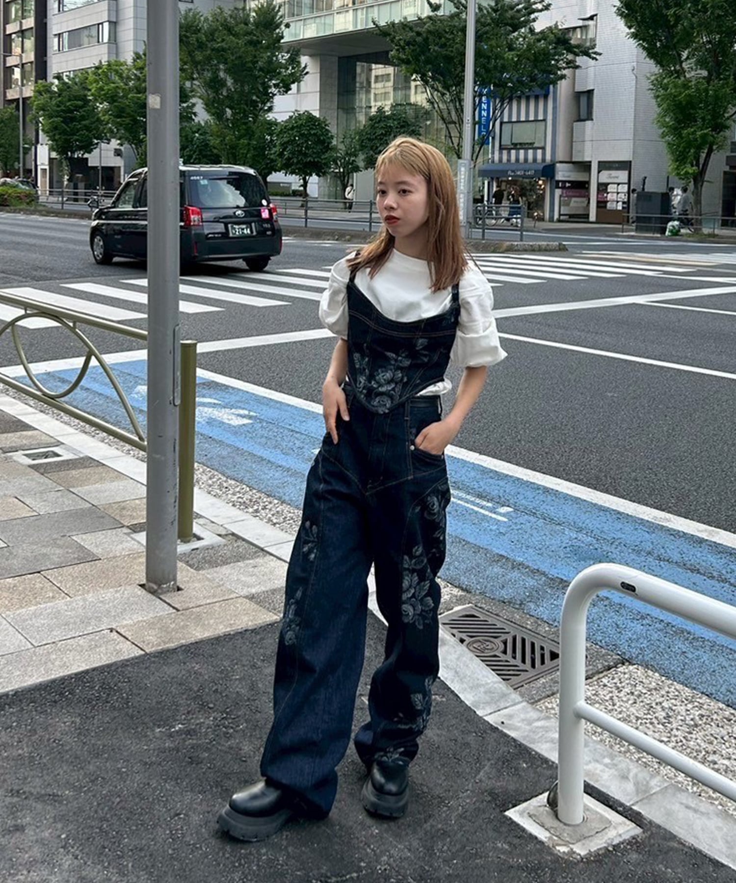 別注ROSE DENIM BUSTIER FETICO