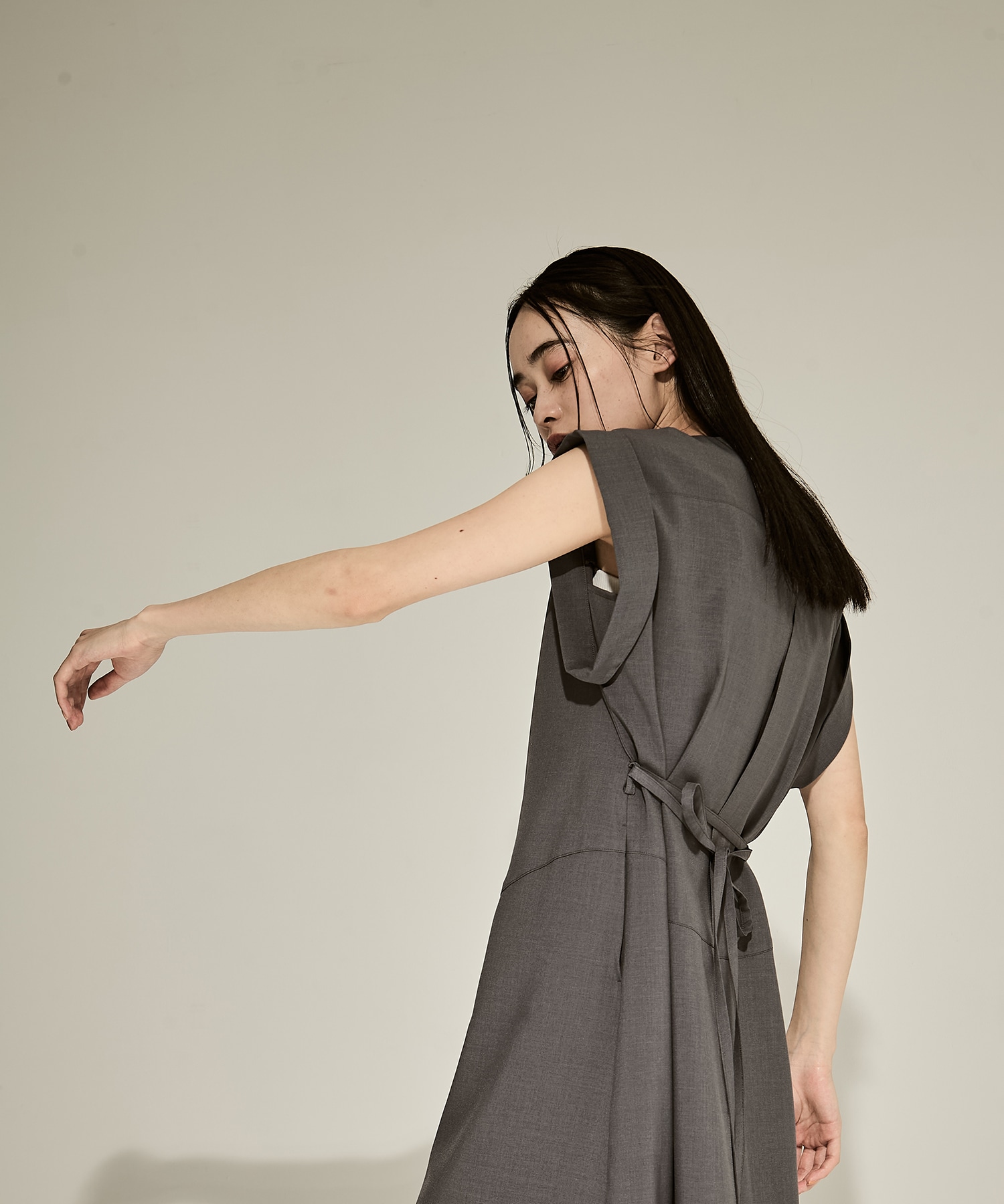 Back Tucked Dress STUDIOUS