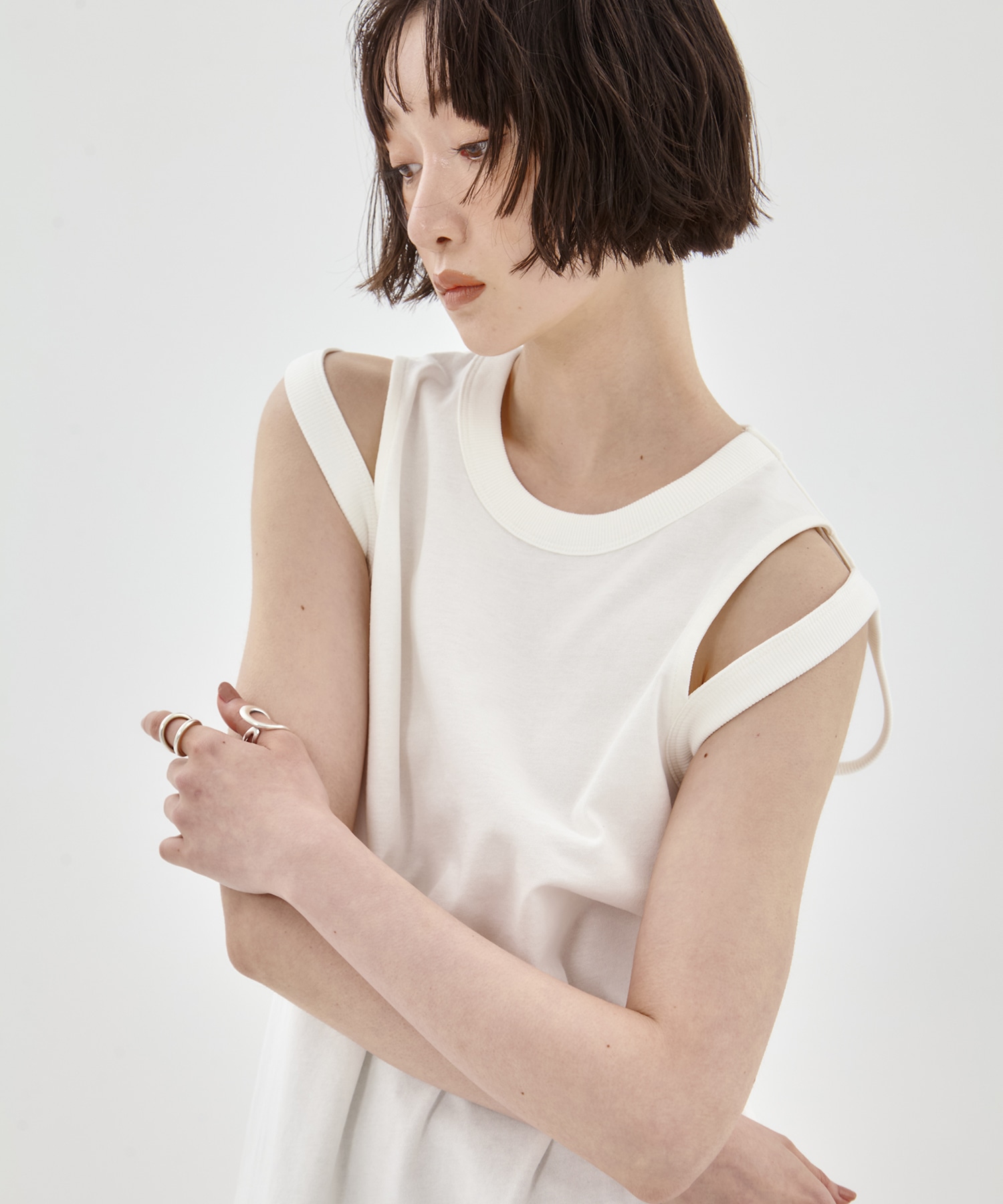 別注RINGER TANK TOP CINOH