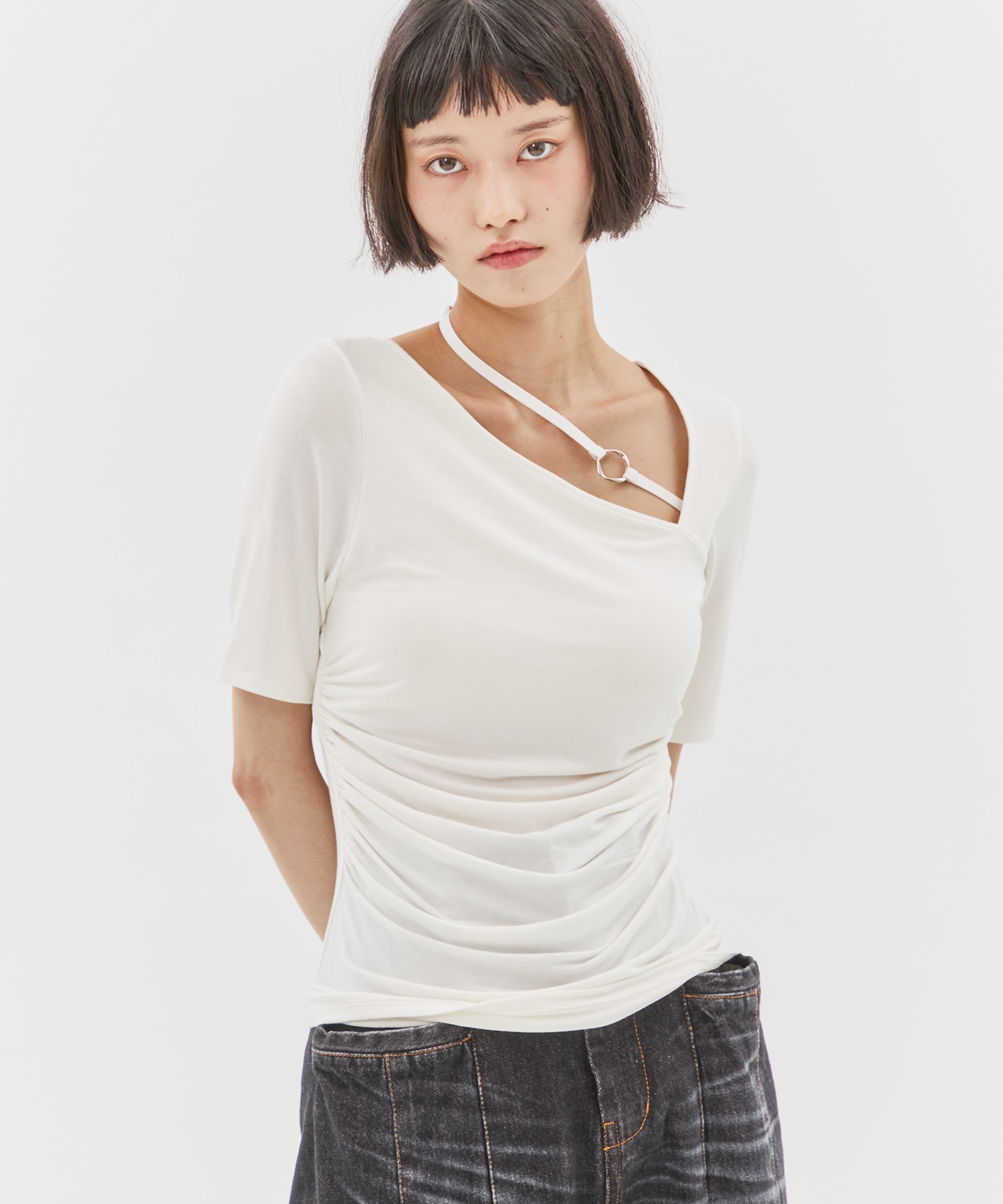 別注NECK STRAP TOPS determ