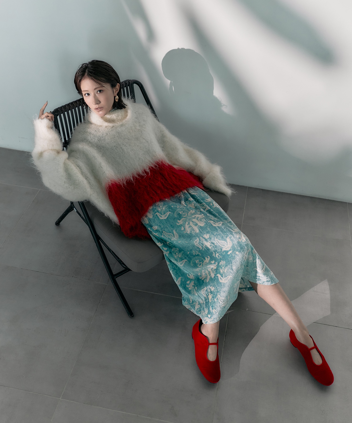 別注 Velour Jersey High Neck Dress Mame Kurogouchi