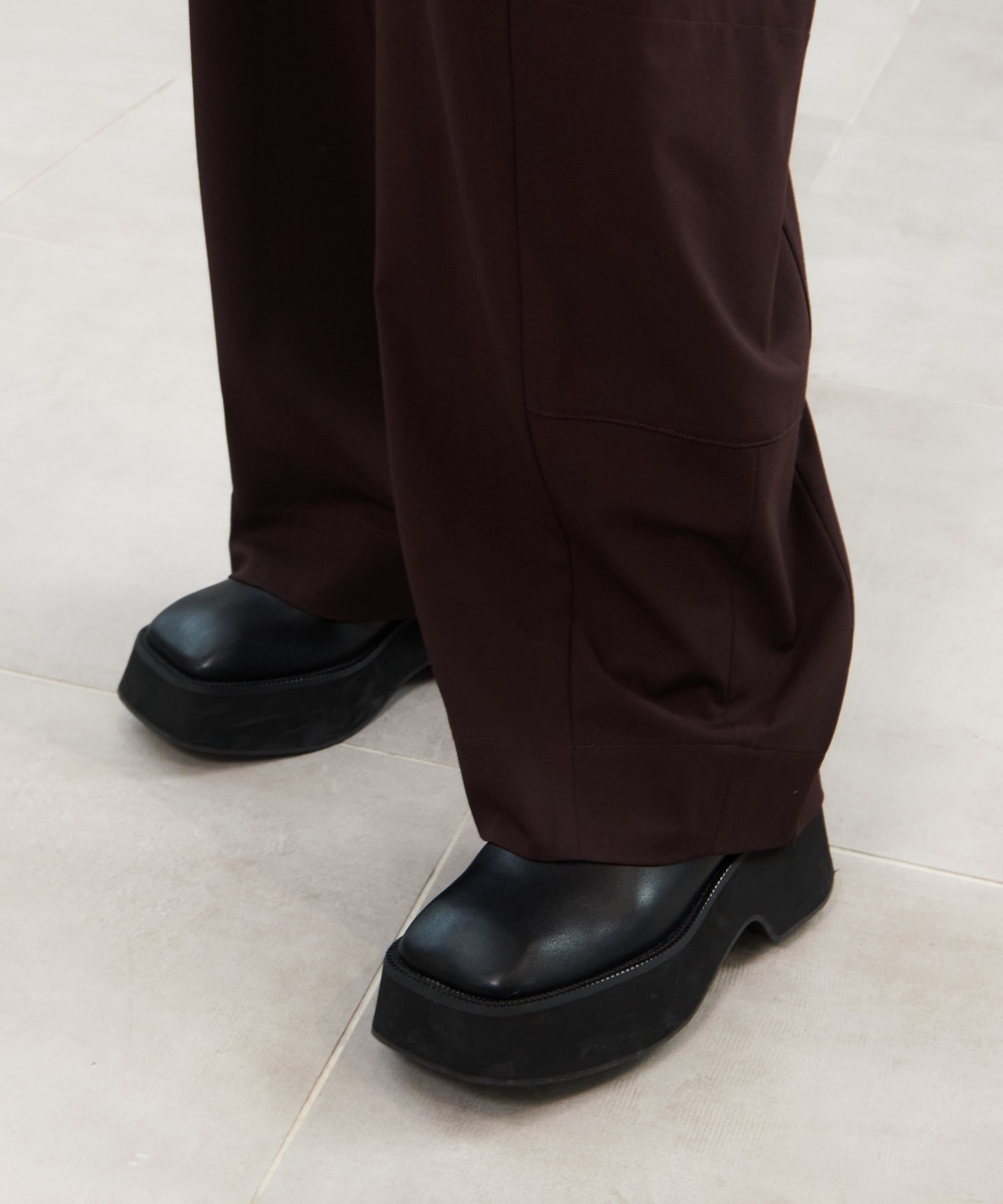 Soft Barrel Leg Cargo Trousers 
