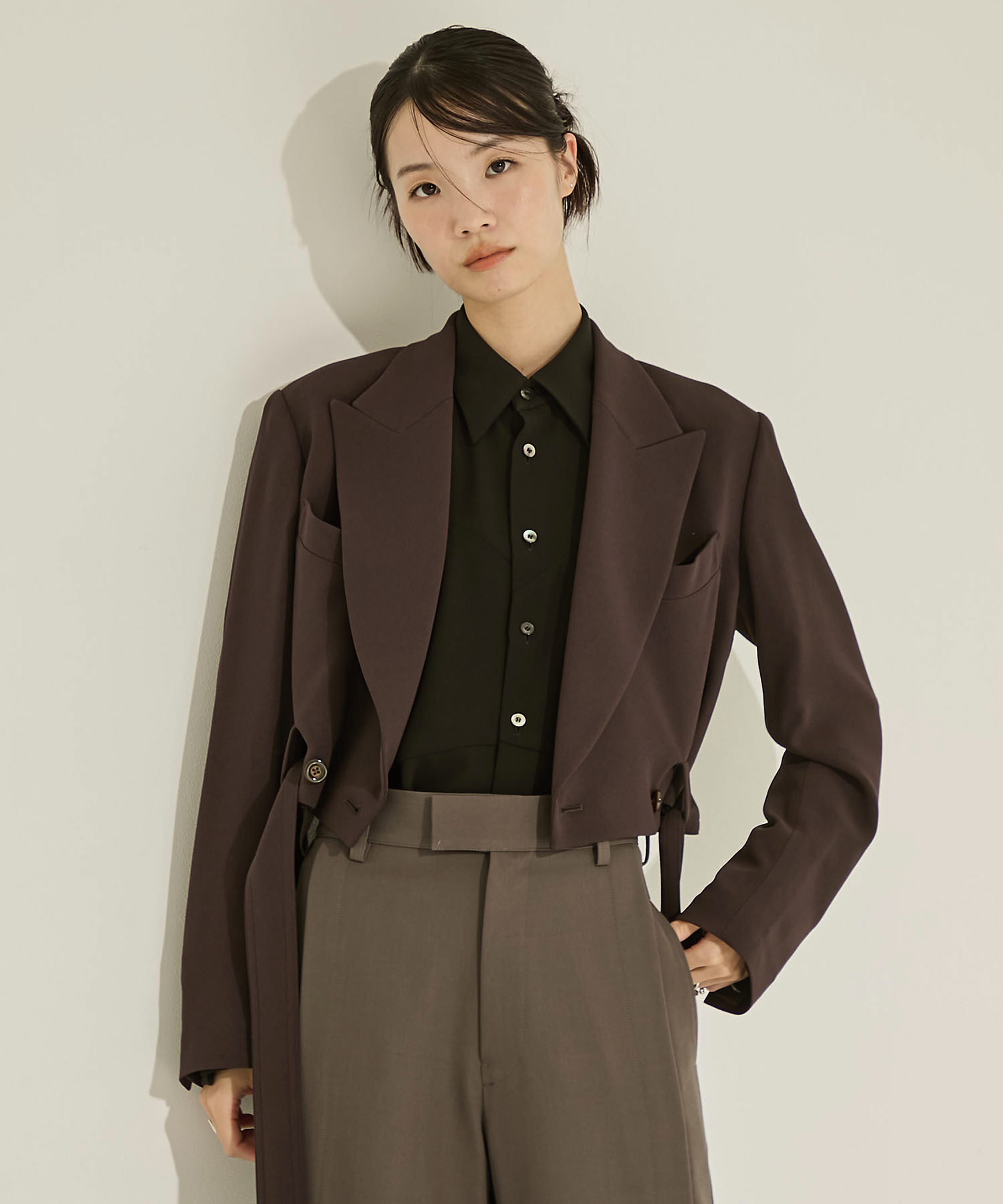 Cropped Belt JKT UJOH