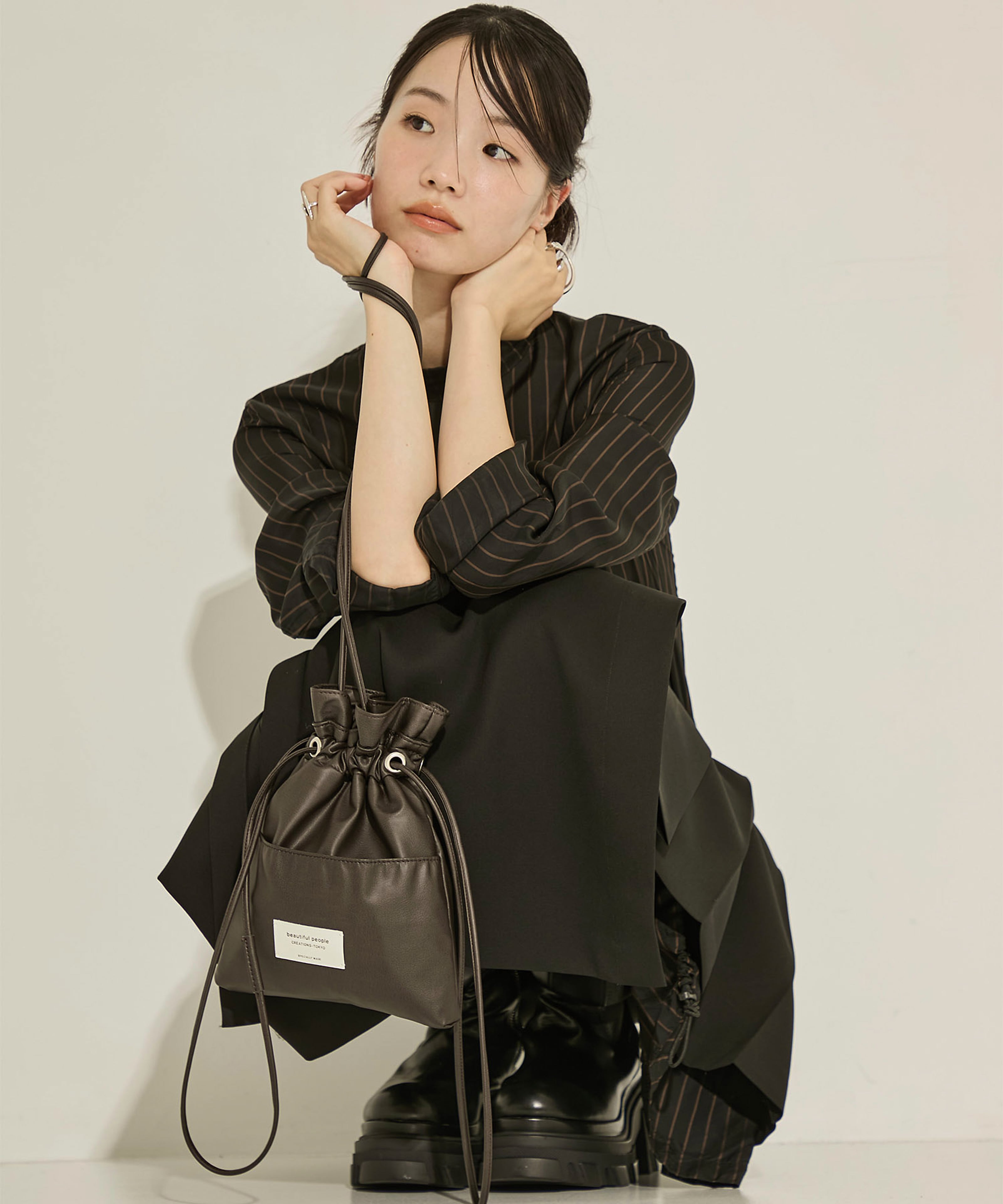 別注2wayショルダー巾着バッグ beautiful people