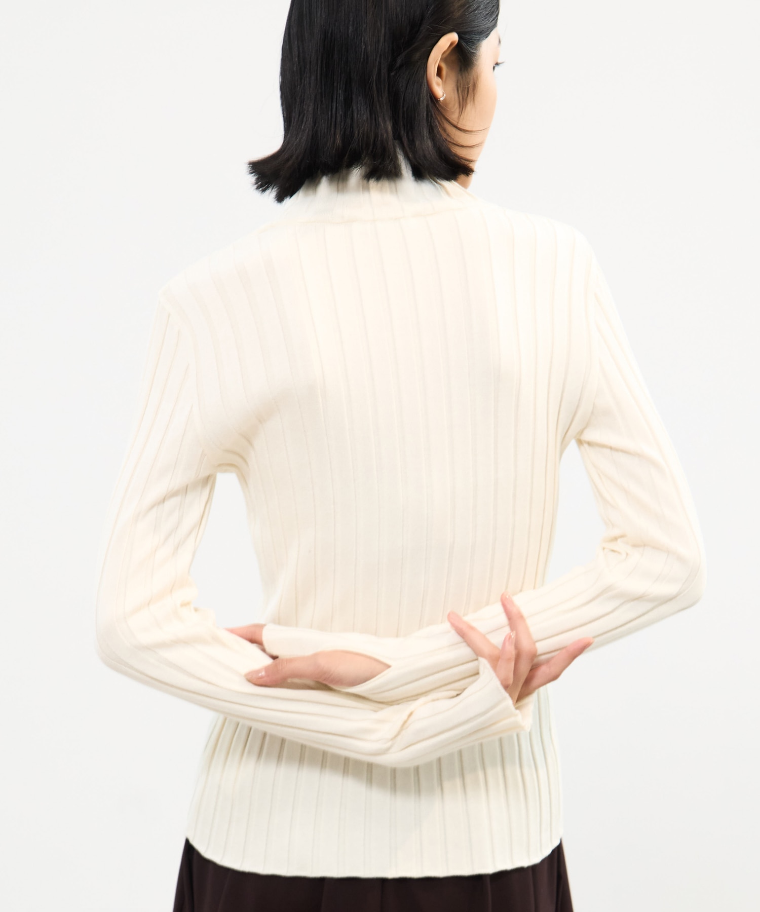 Silk Viscorse Wide Rib KT STUDIOUS