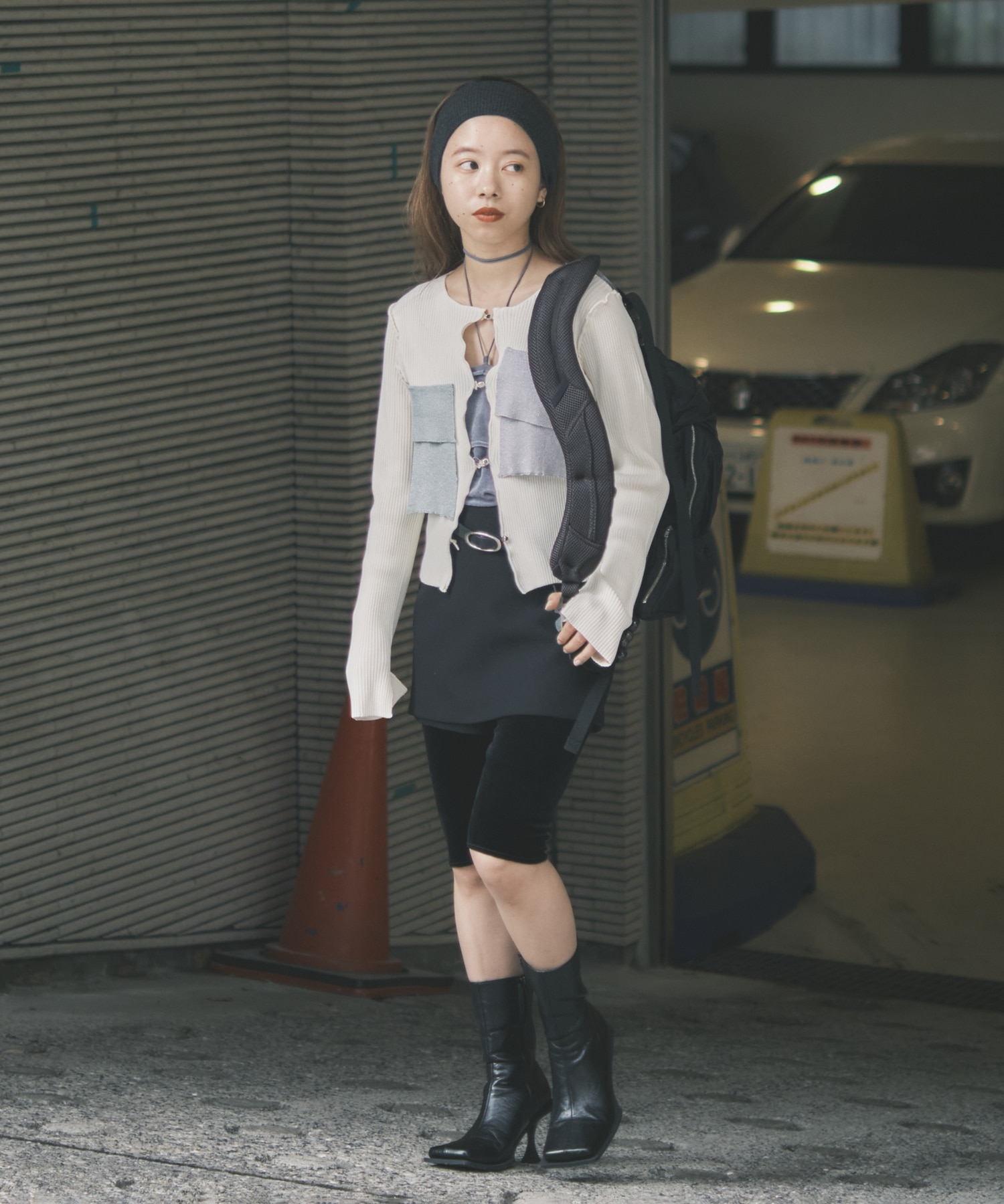 別注 RIB KNIT CARDIGAN kotohayokozawa