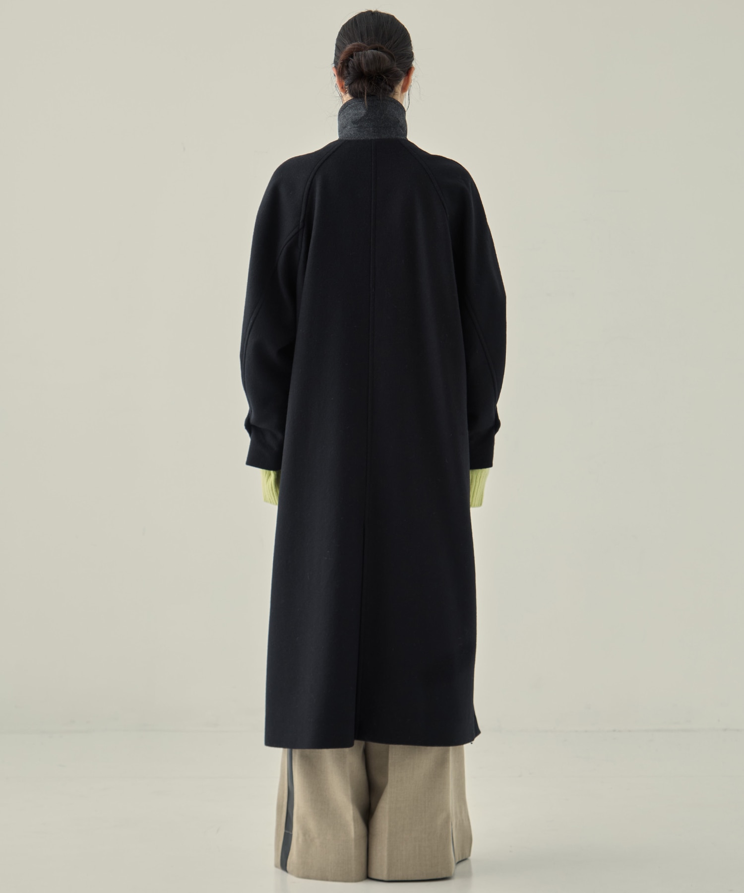 Stand Collar Wool Coat STUDIOUS