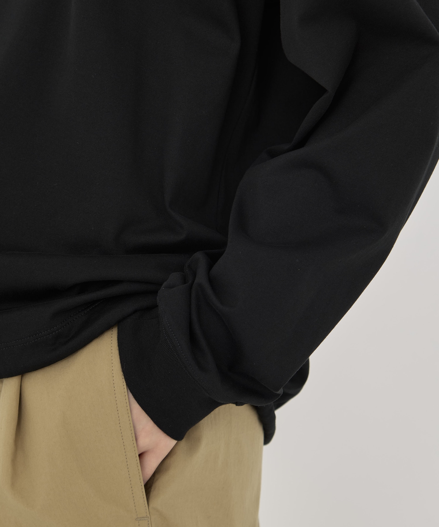 DRAWSTRING LONG TEE CINOH