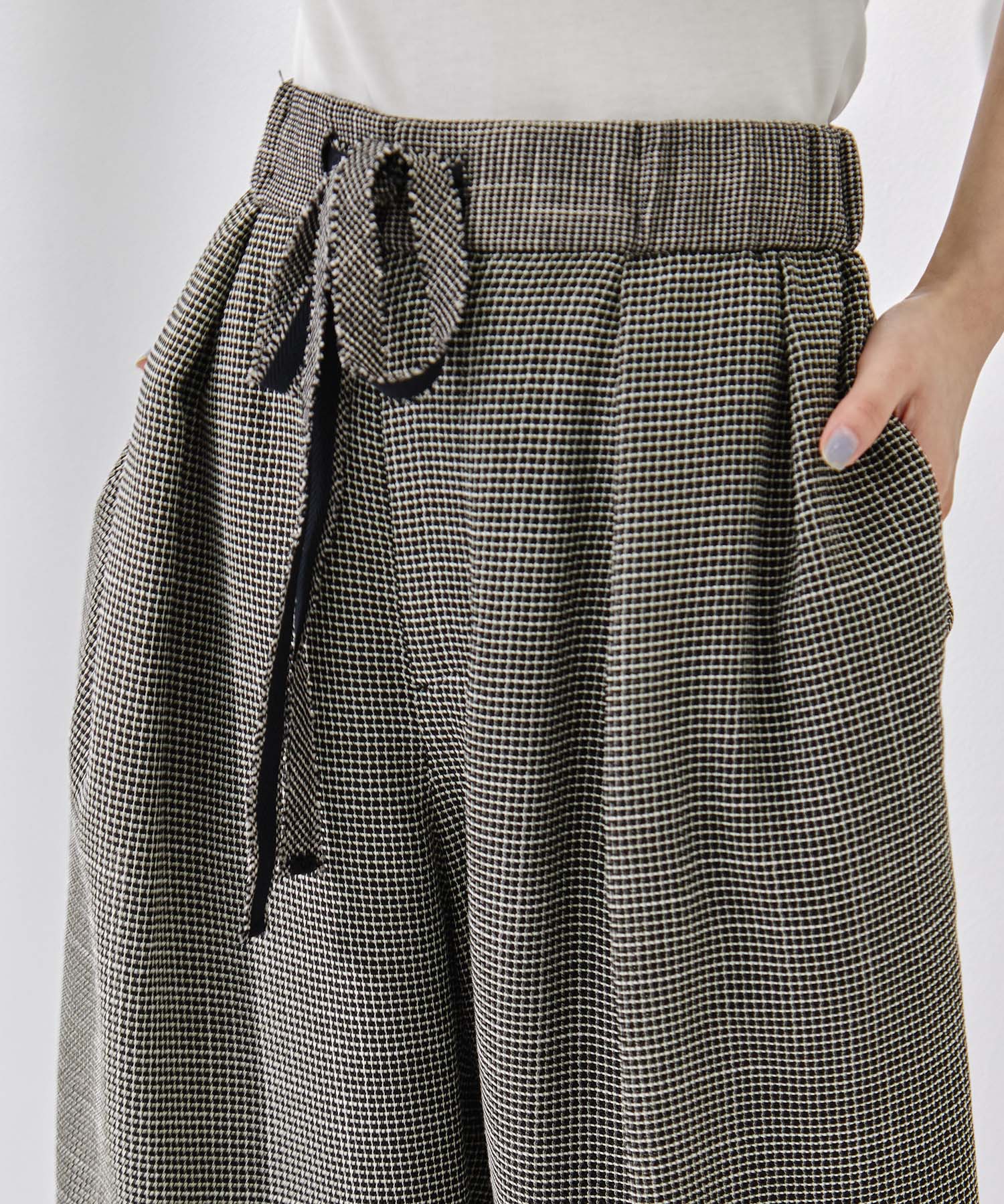 Washable Mesh Relax Trousers STUDIOUS