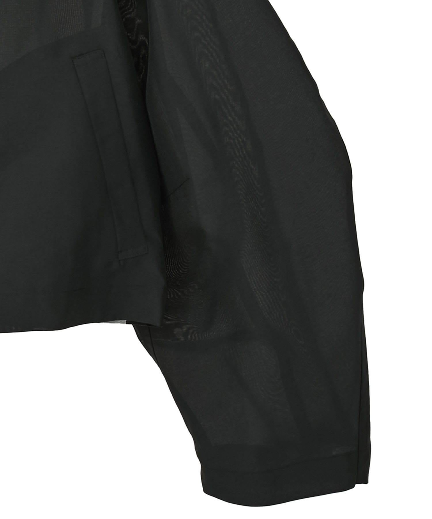 SHEER SHORT TRENCH JACKET CLANE