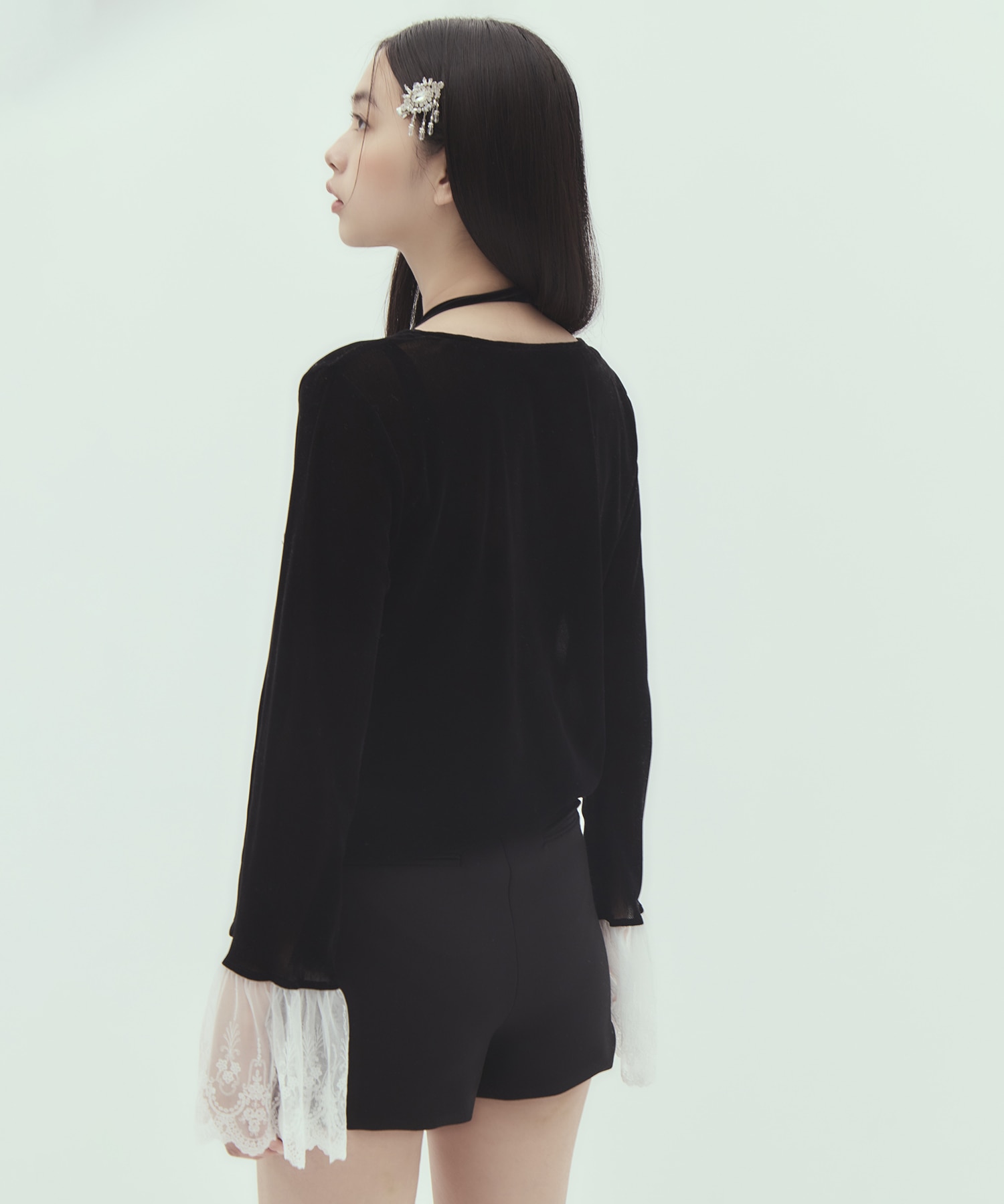 別注 flocky tulle pullover tanakadaisuke
