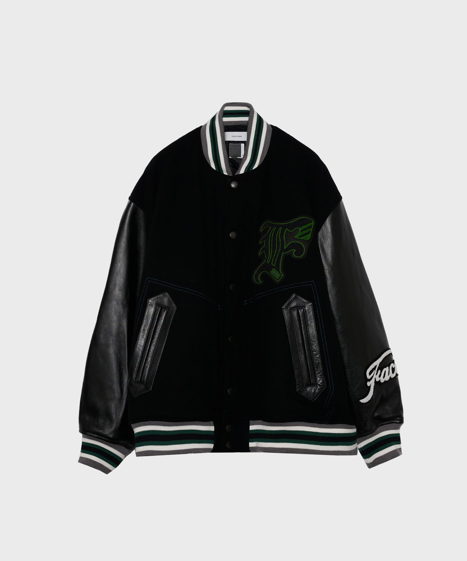 PATCHED STADIUM JACKET FACETASM