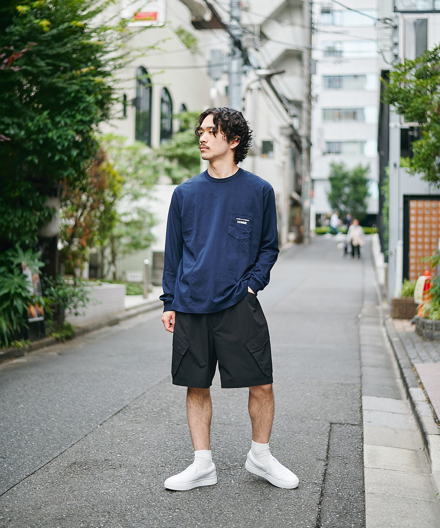 HO-T102-051 L/S tee COMME des GARCONS HOMME