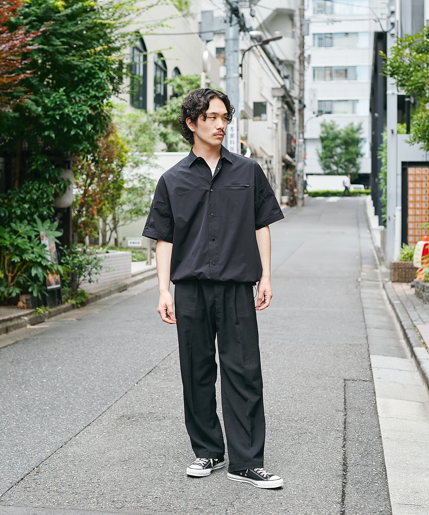 〈別注〉 BLK HALF SLEEVE SHIRTS White Mountaineering