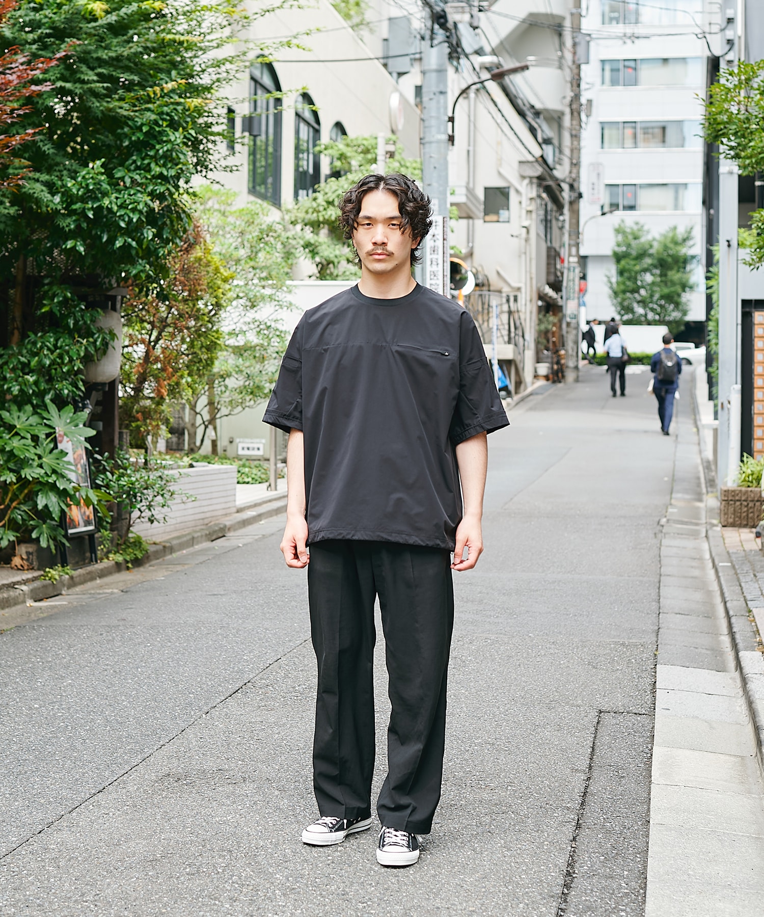 〈別注〉 BLK YORK SLEEVE T-SHIRT White Mountaineering