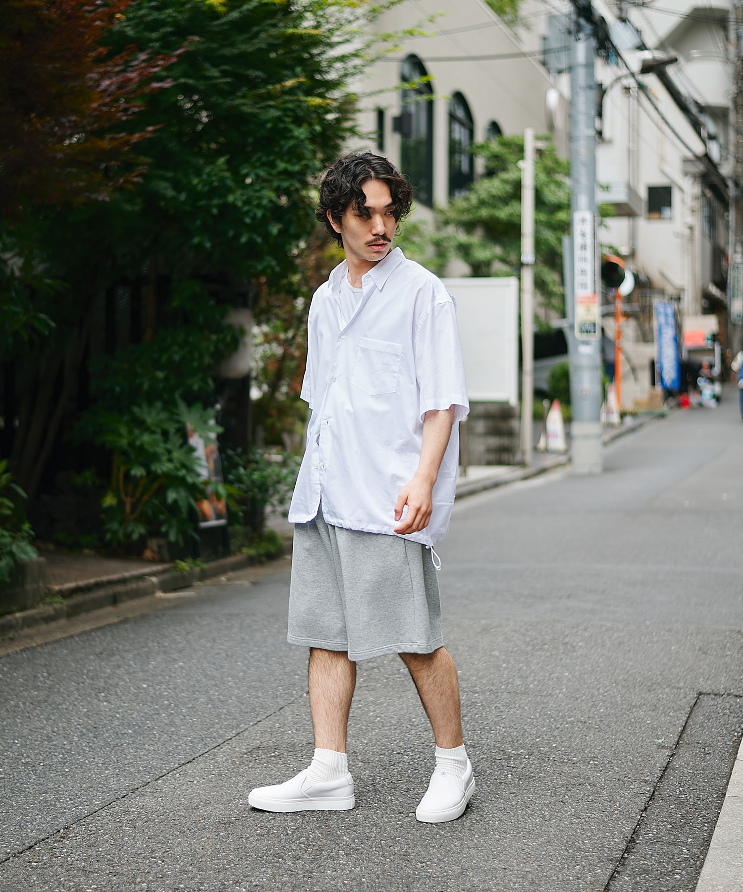 別注SWEAT TUCKED SHORTS JOHN LAWRENCE SULLIVAN